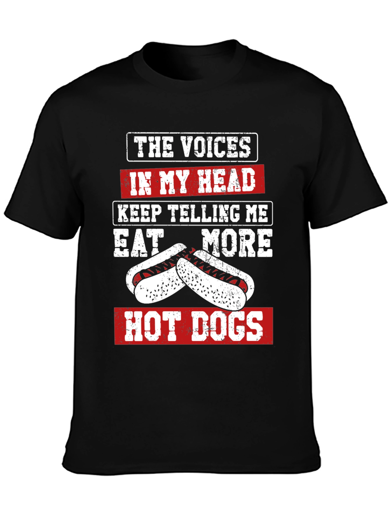 Eat More Hot Dogs T-Shirt Funny Foodie Tee