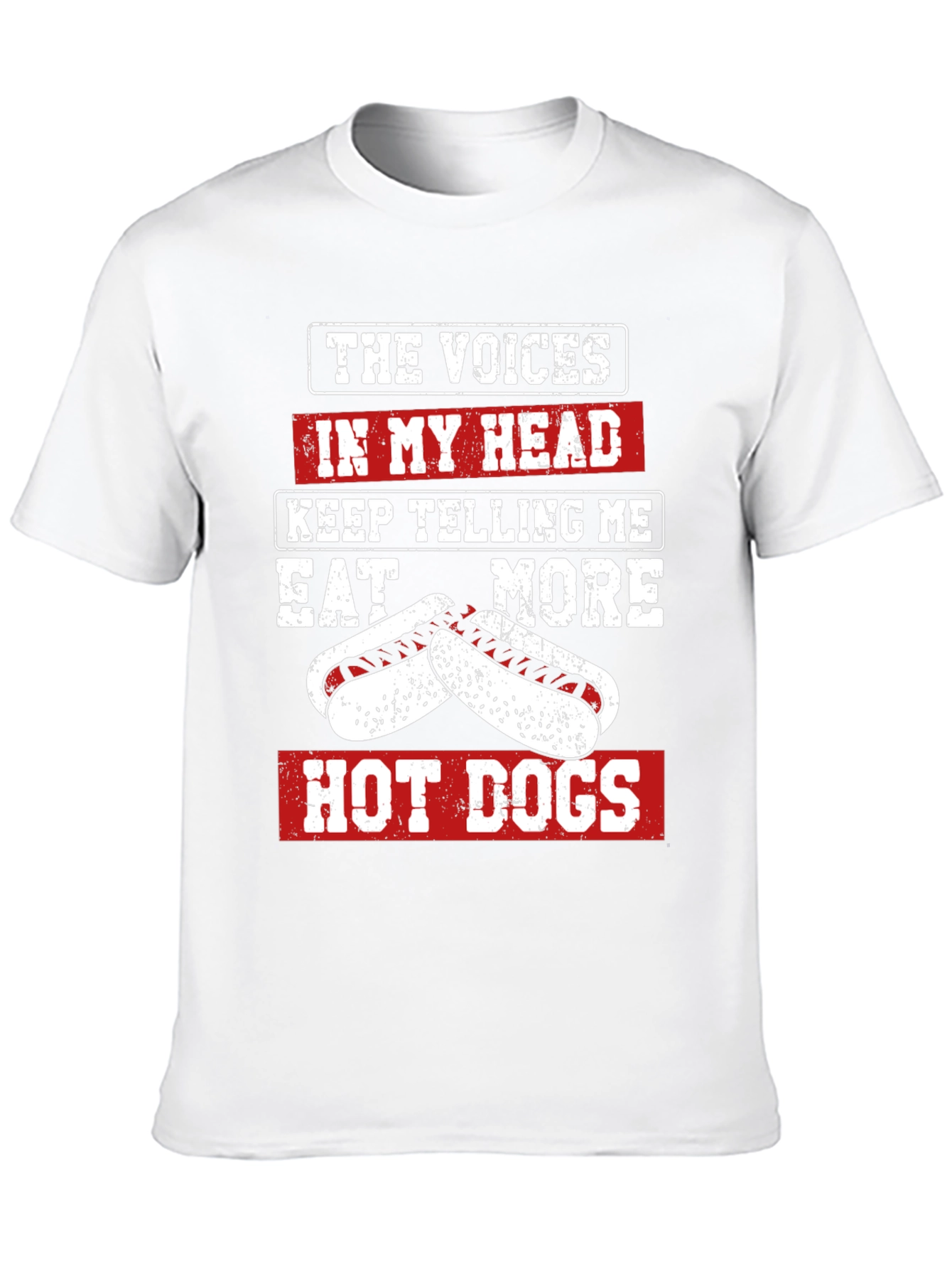 Eat More Hot Dogs T-Shirt Funny Foodie Tee