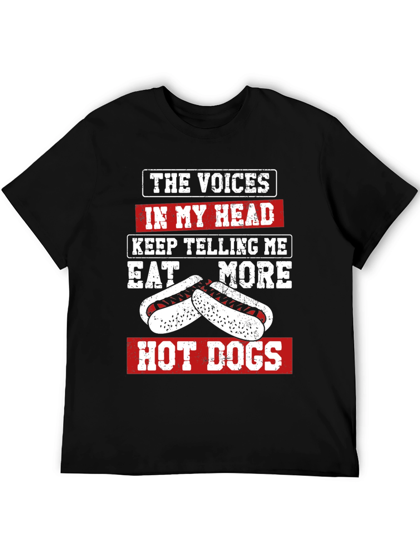 Eat More Hot Dogs T-Shirt Funny Foodie Tee