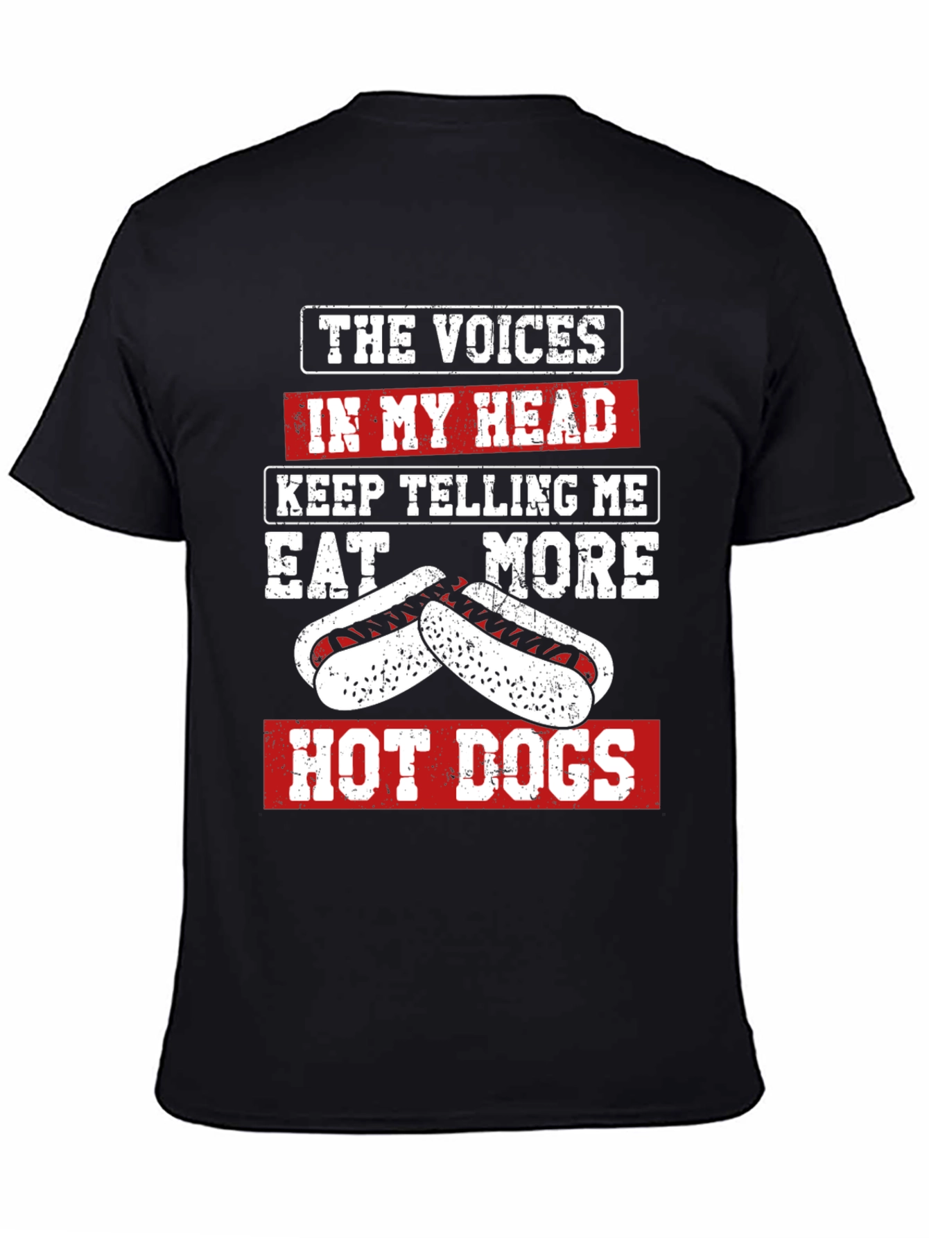 Eat More Hot Dogs T-Shirt Funny Foodie Tee