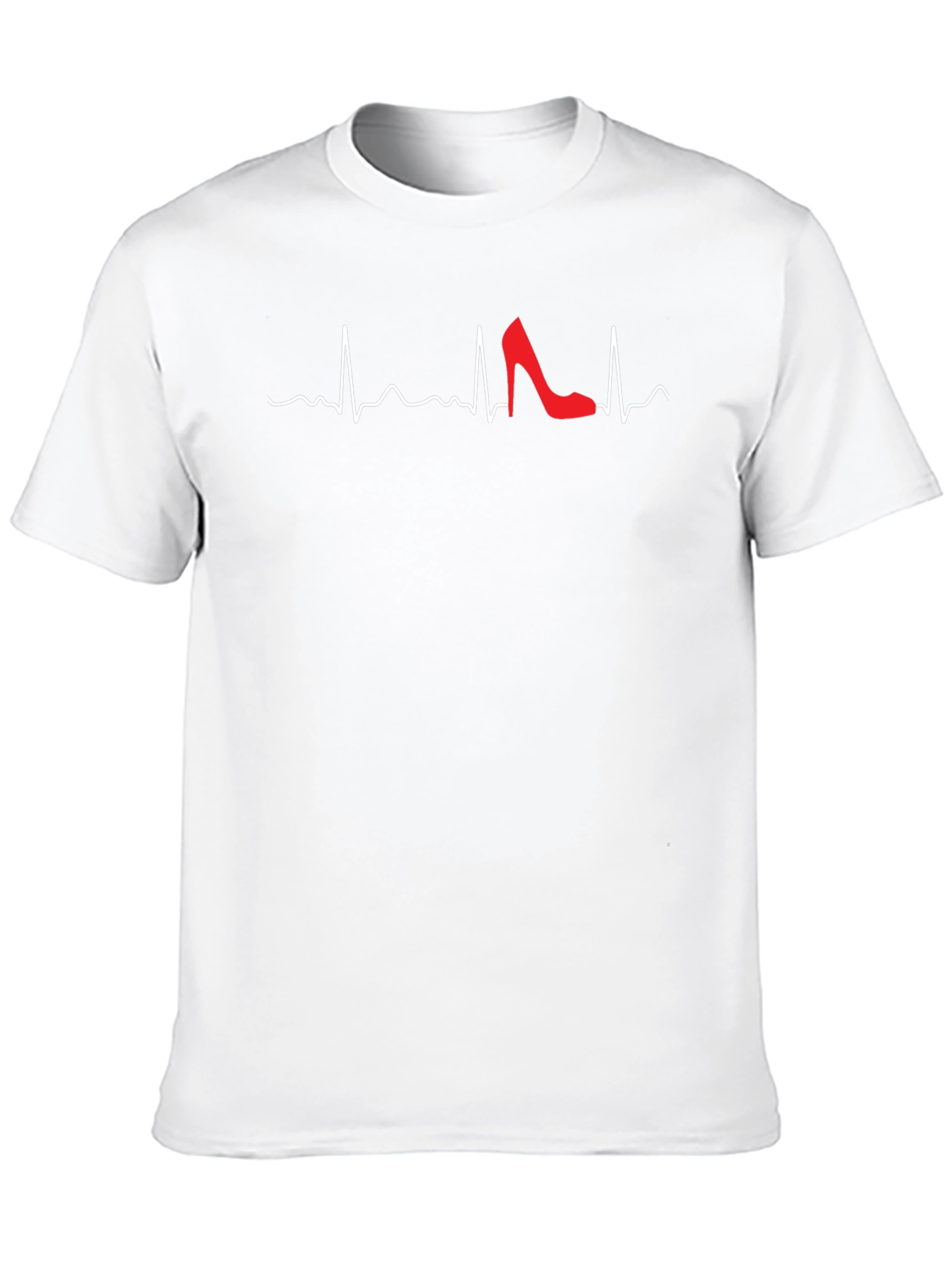 Heartbeat High Heel Black T-Shirt