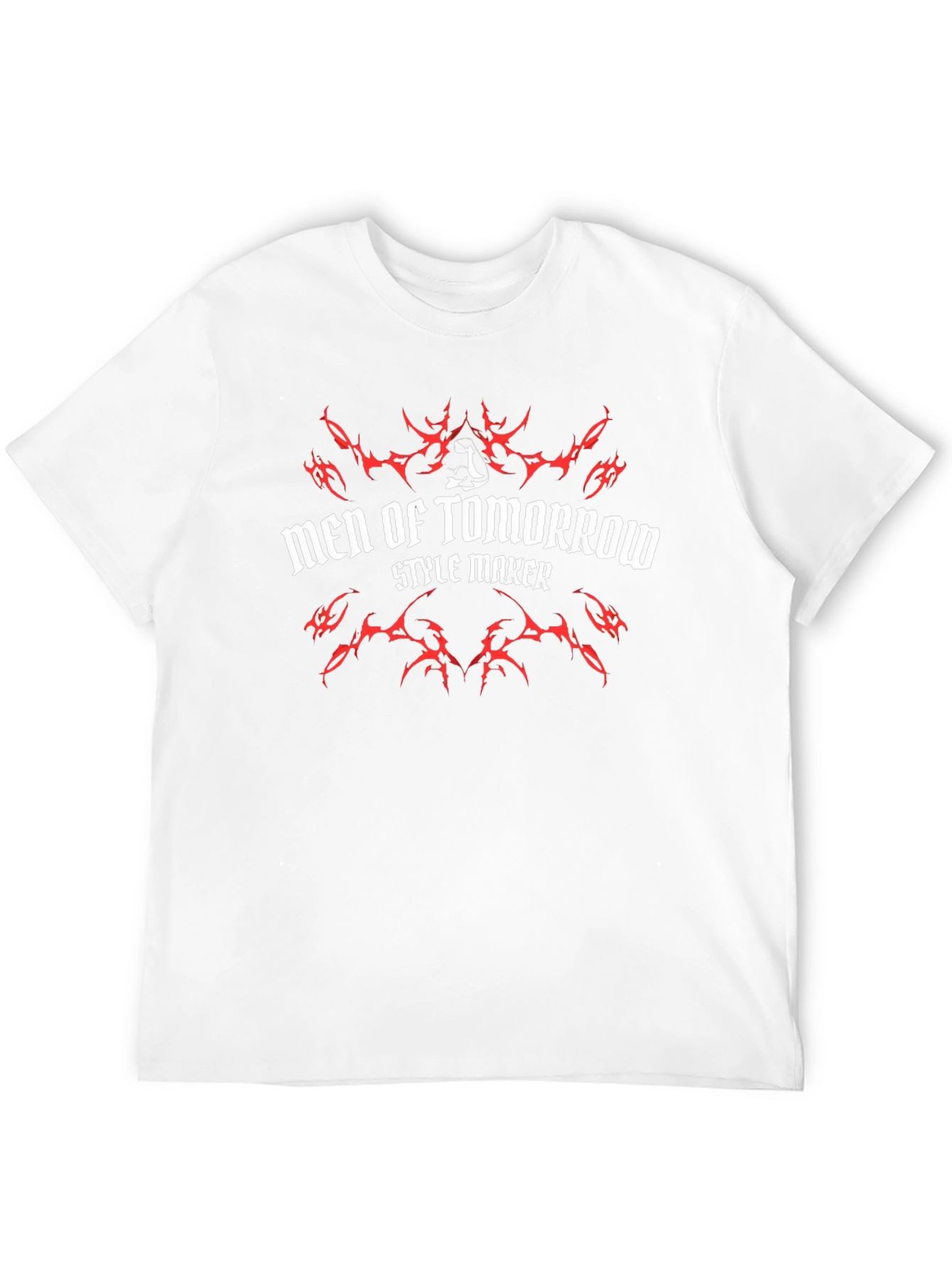 Men of Tomorrow Black Graphic Tee