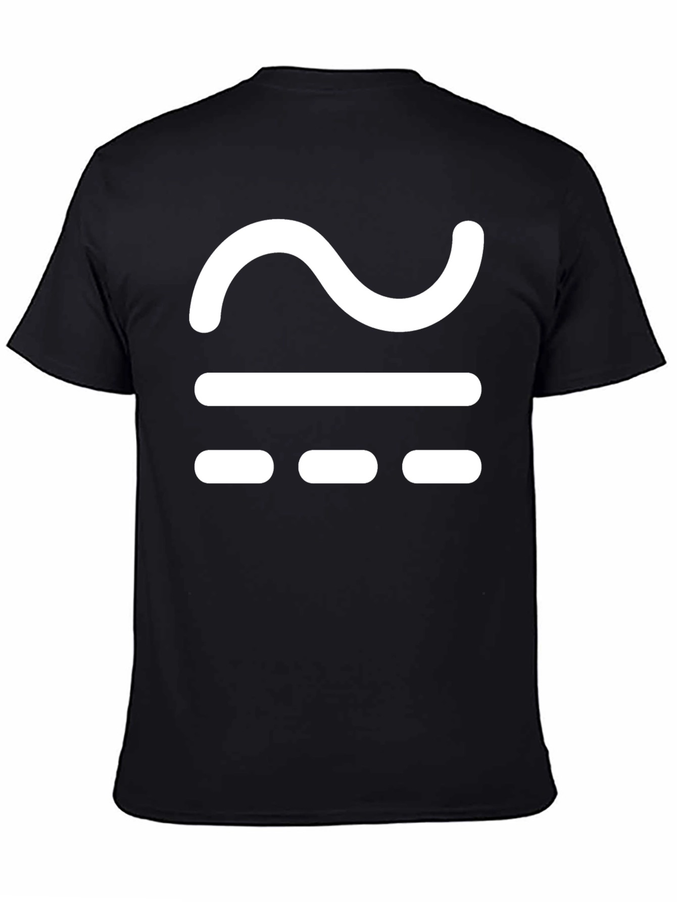 Approximate Equal Black T-Shirt