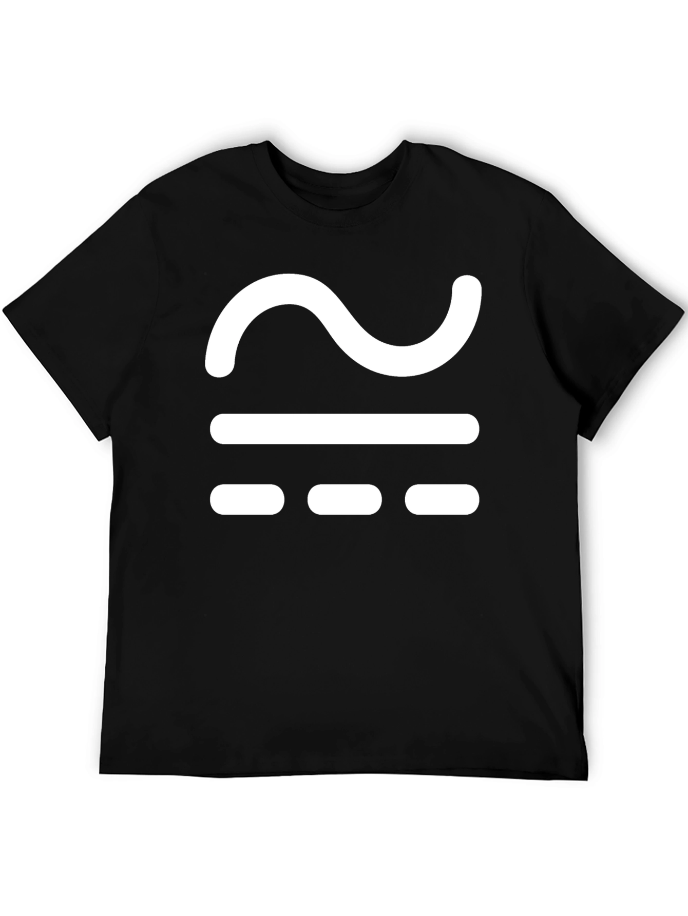 Approximate Equal Black T-Shirt