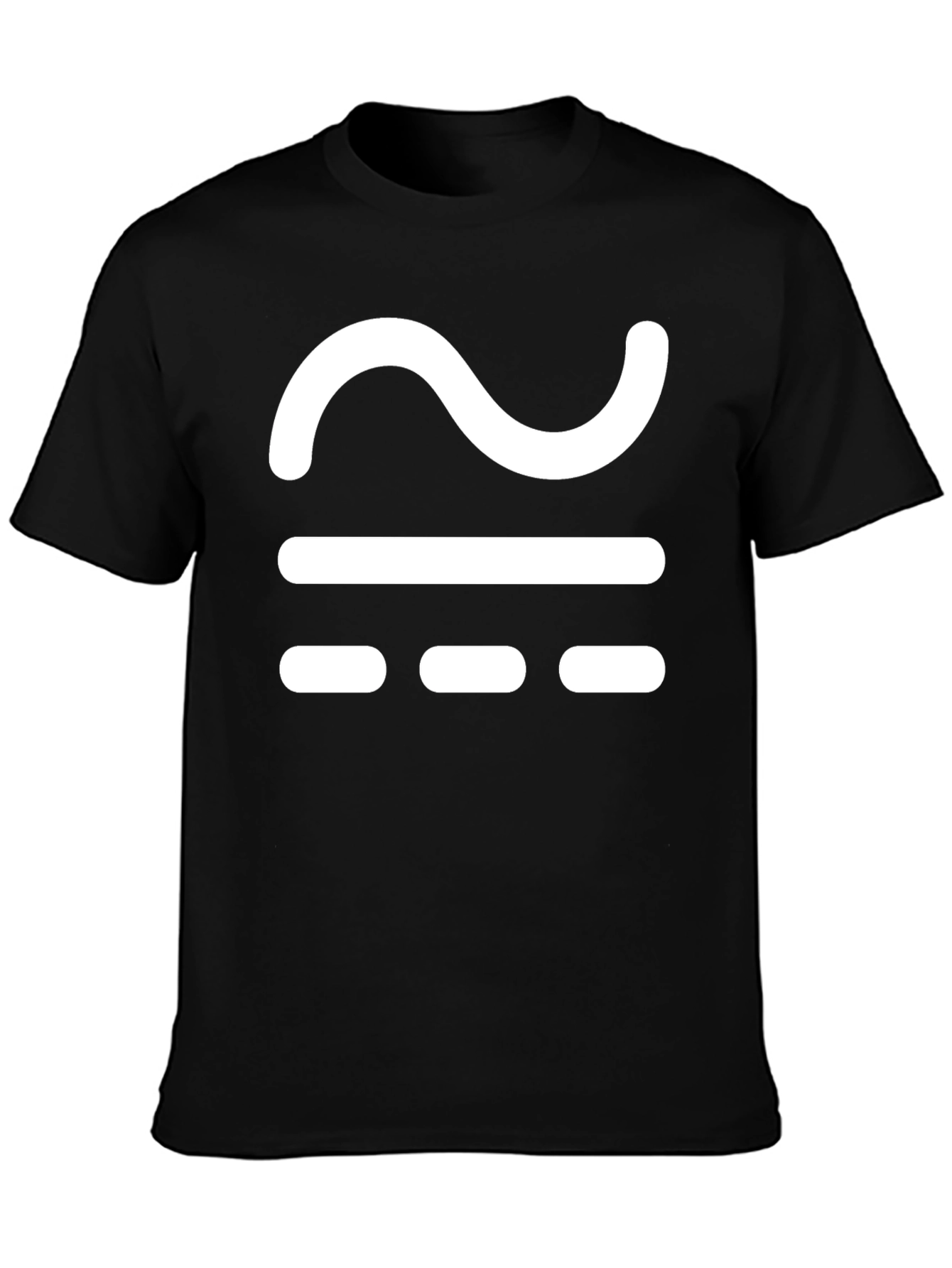 Approximate Equal Black T-Shirt