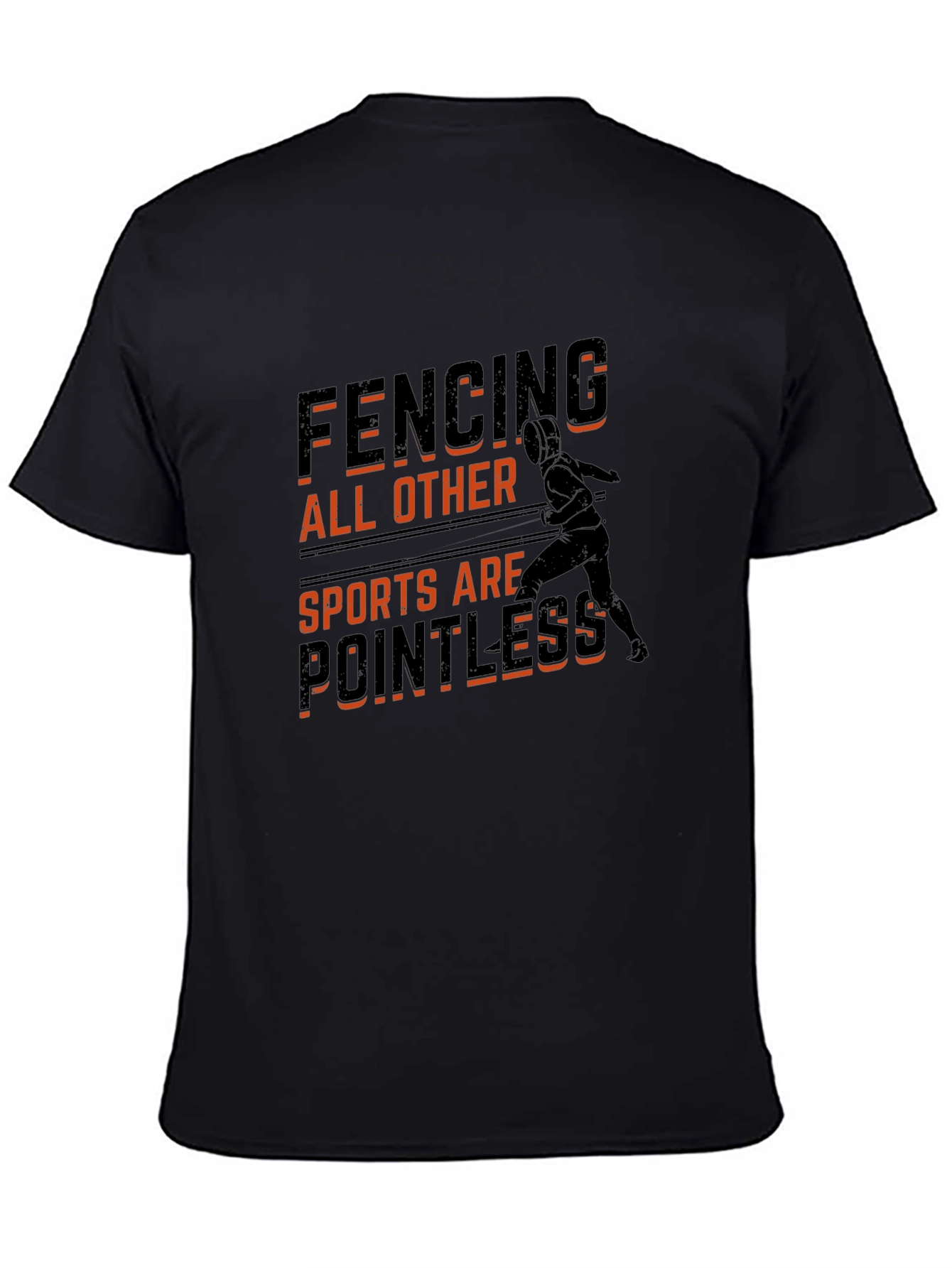 Fencing All Other Sports Are Pointless Black T-Shirt