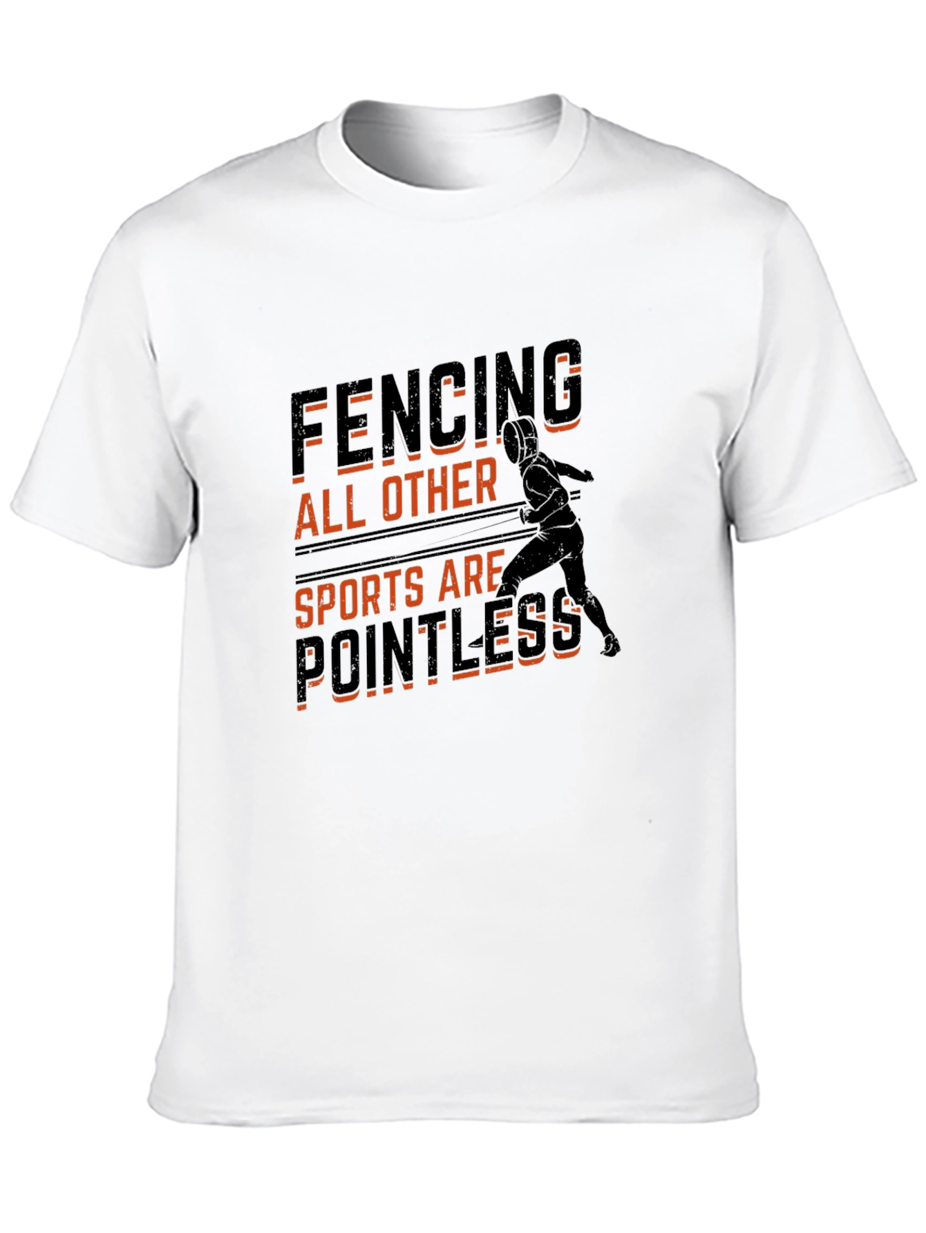 Fencing All Other Sports Are Pointless Black T-Shirt