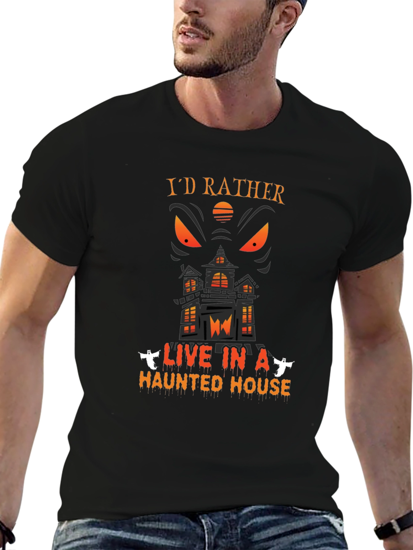 Halloween Haunted House T-Shirt