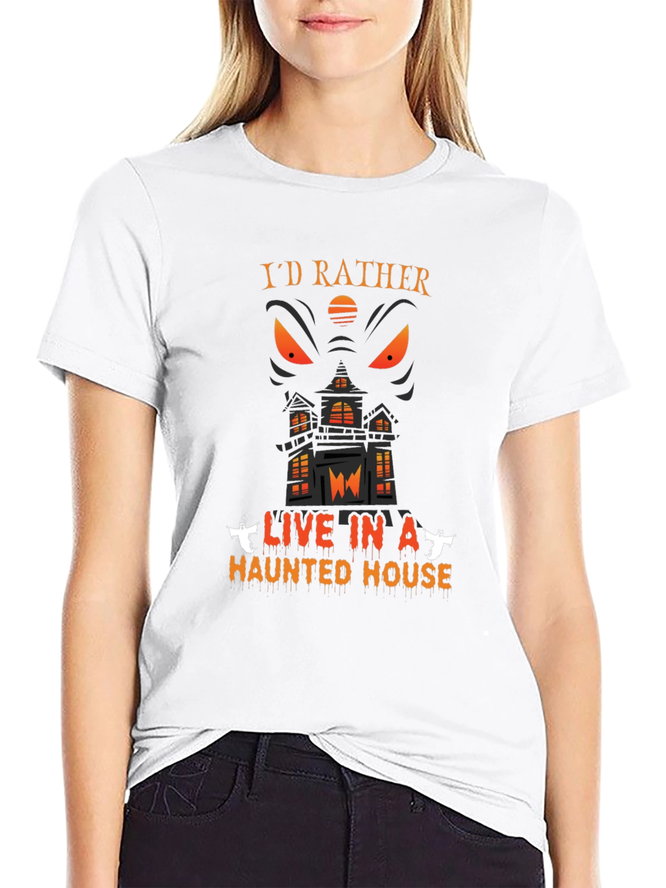 Halloween Haunted House T-Shirt