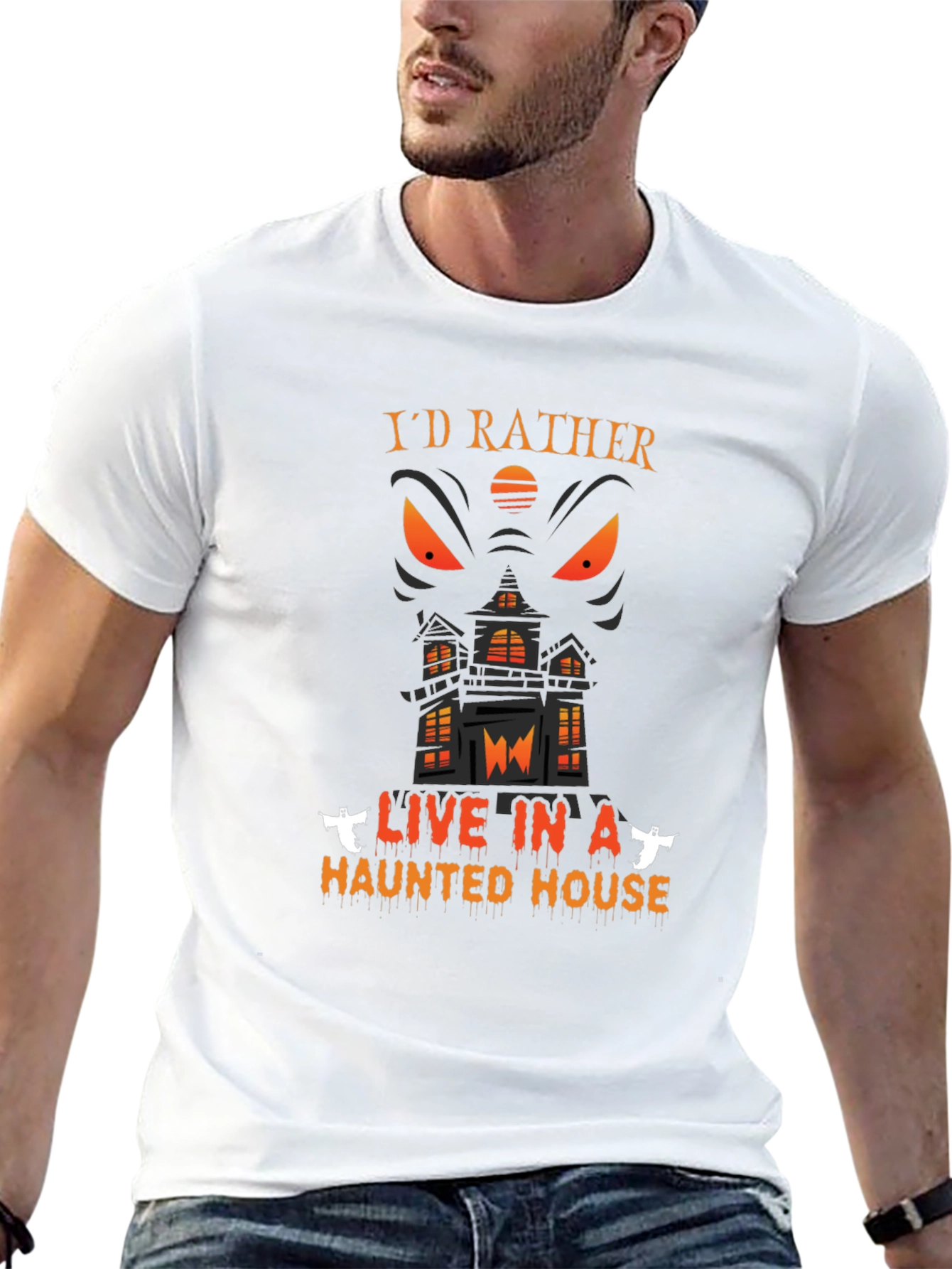 Halloween Haunted House T-Shirt