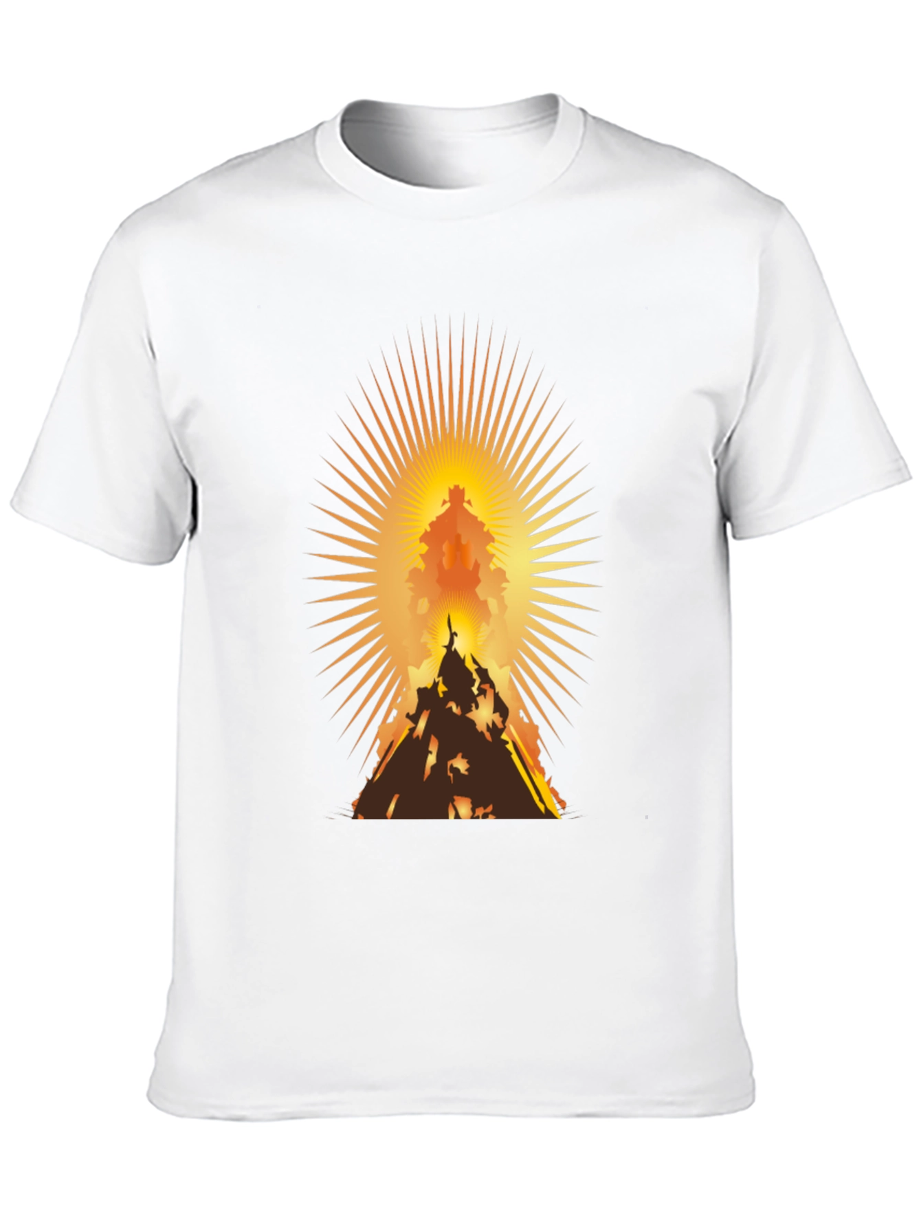 Radiant Mountain Silhouette Graphic Tee