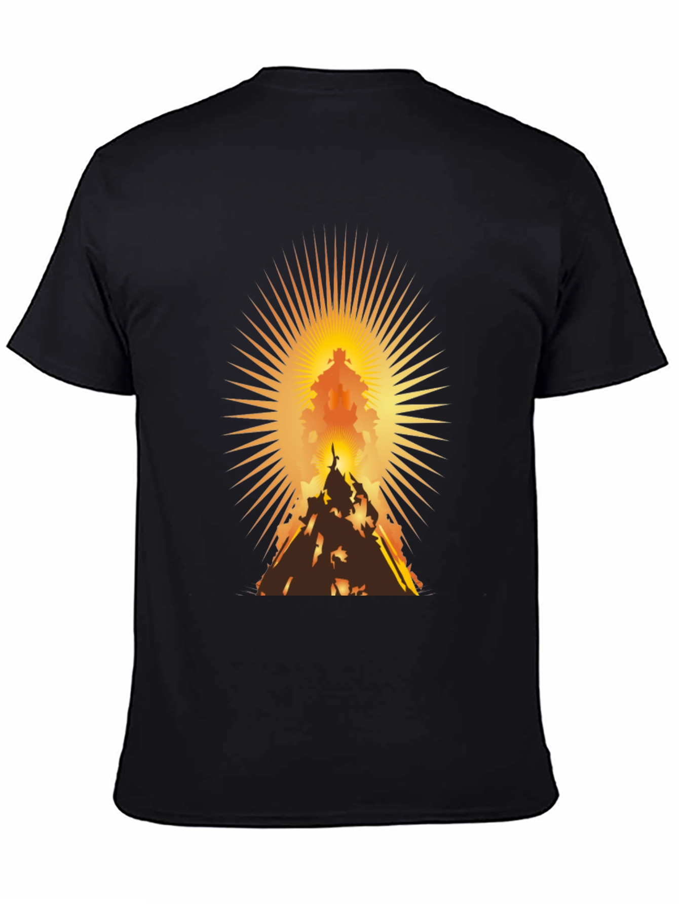 Radiant Mountain Silhouette Graphic Tee