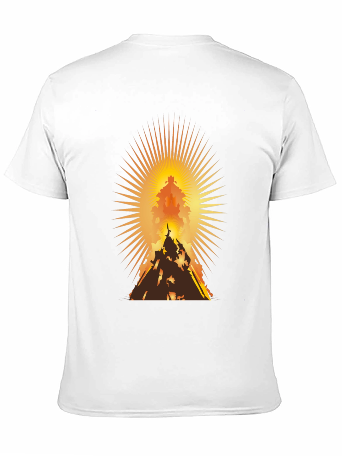 Radiant Mountain Silhouette Graphic Tee