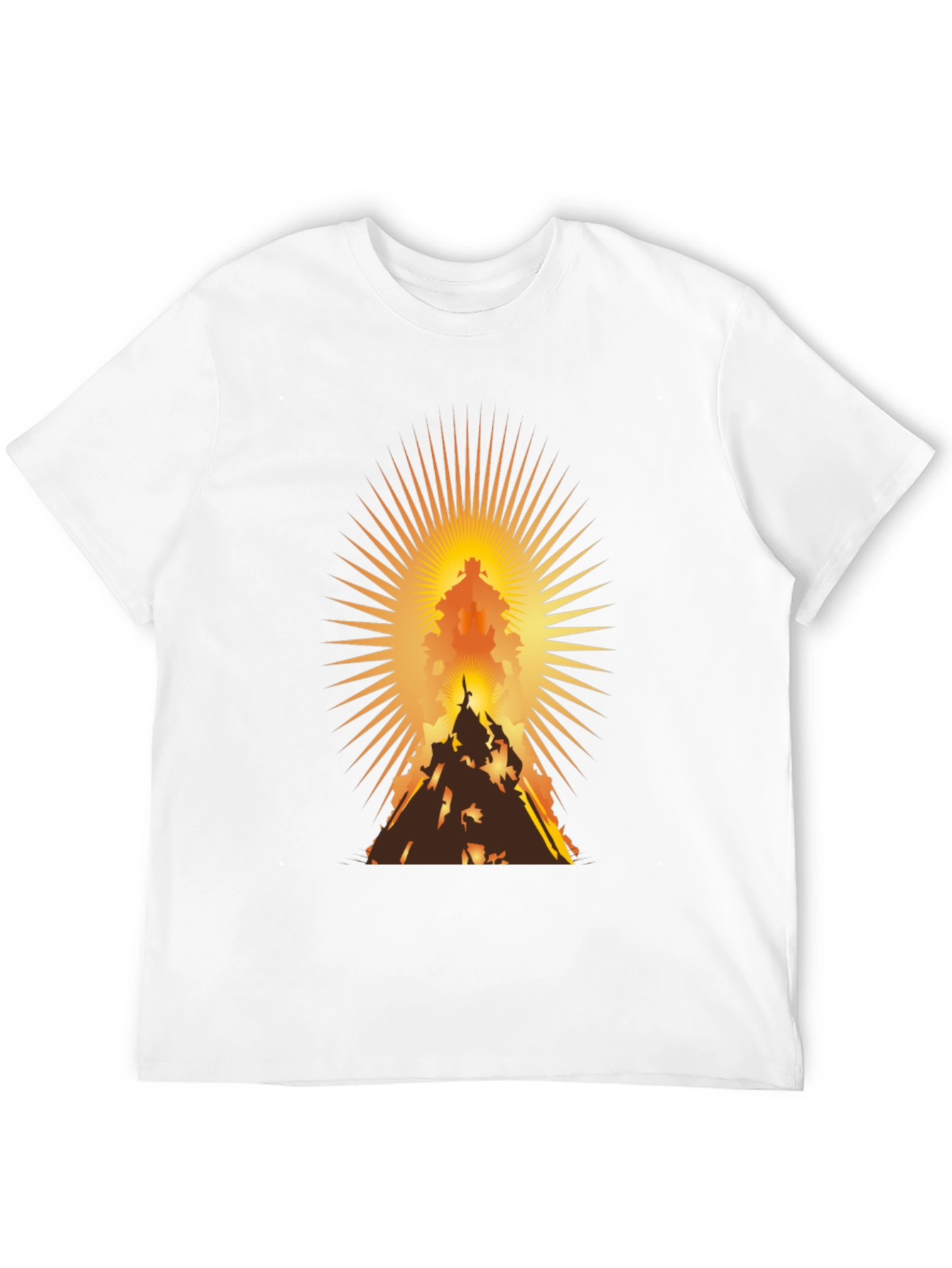 Radiant Mountain Silhouette Graphic Tee