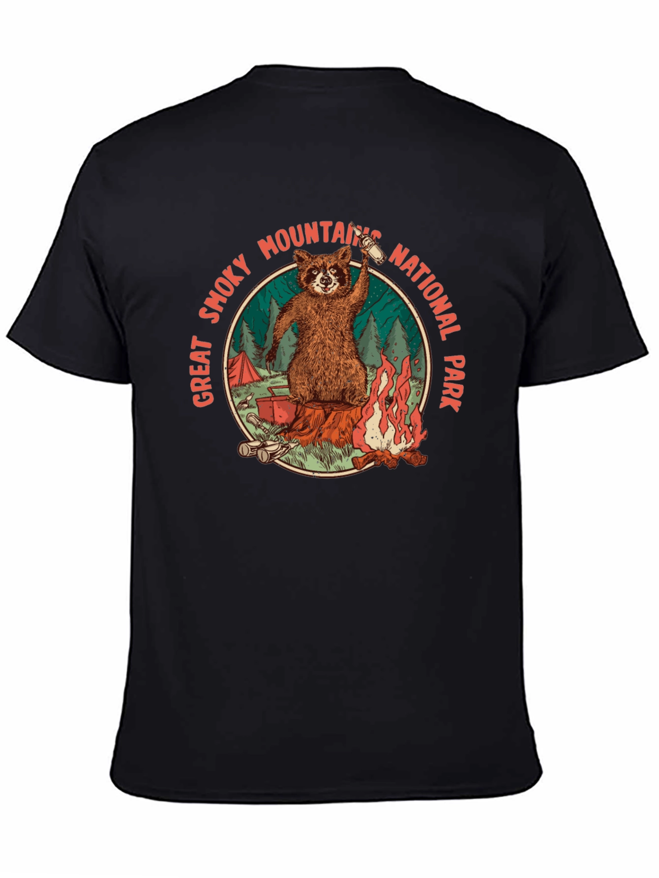 Great Smoky Mountains National Park Raccoon T-Shirt