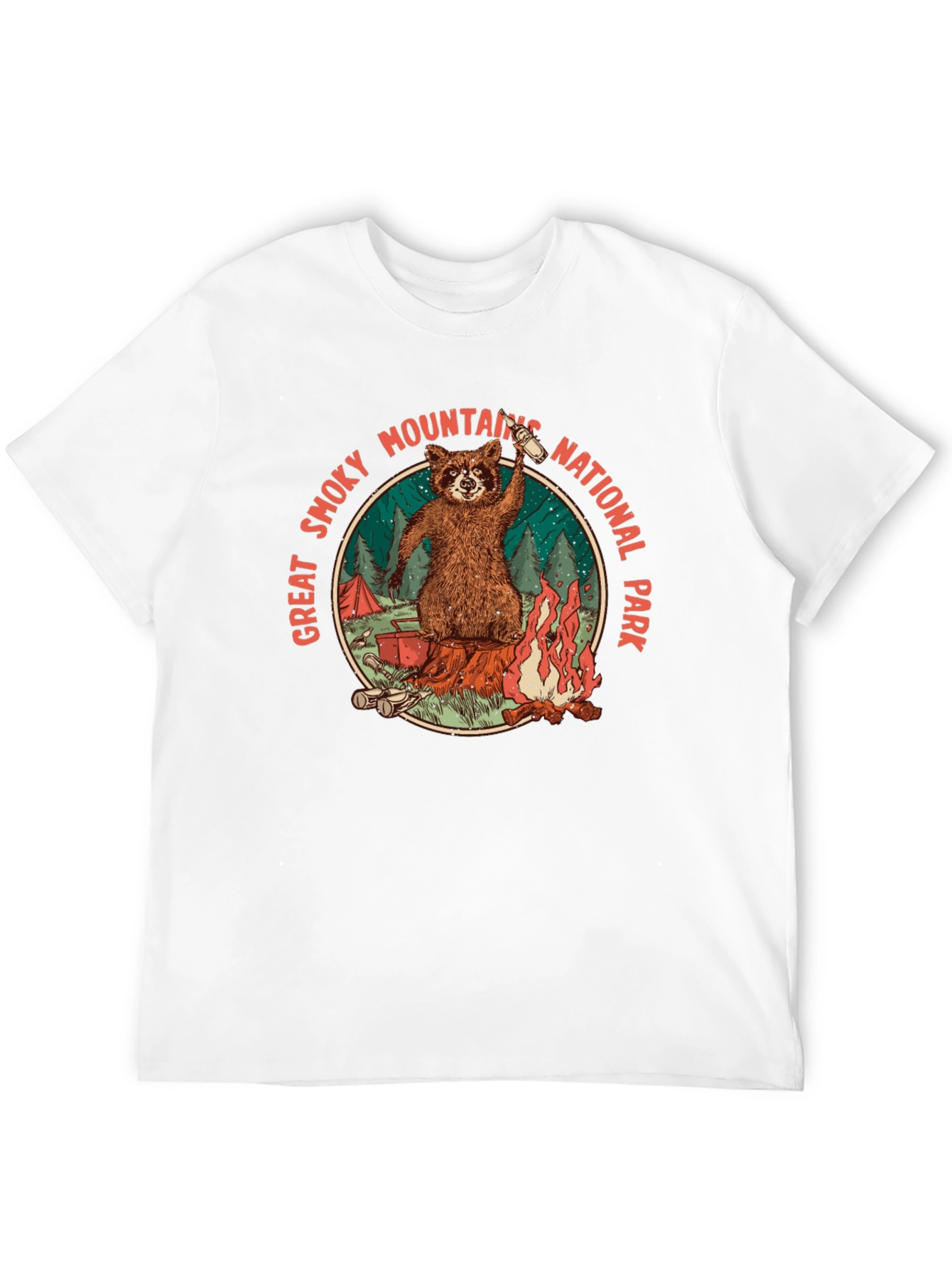 Great Smoky Mountains National Park Raccoon T-Shirt