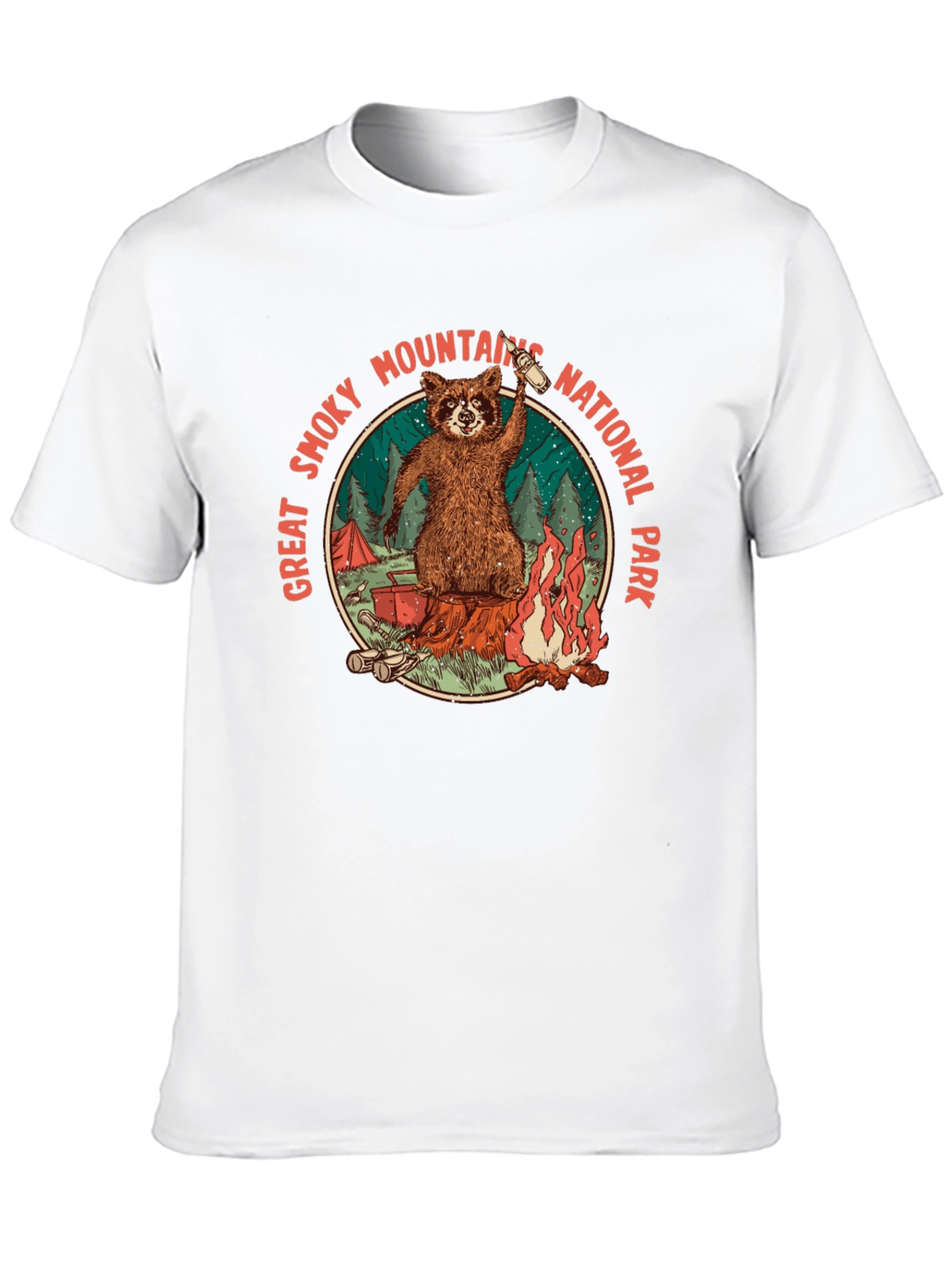 Great Smoky Mountains National Park Raccoon T-Shirt
