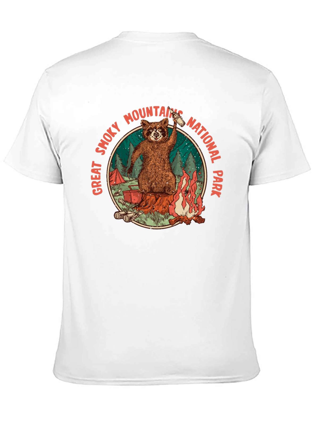 Great Smoky Mountains National Park Raccoon T-Shirt