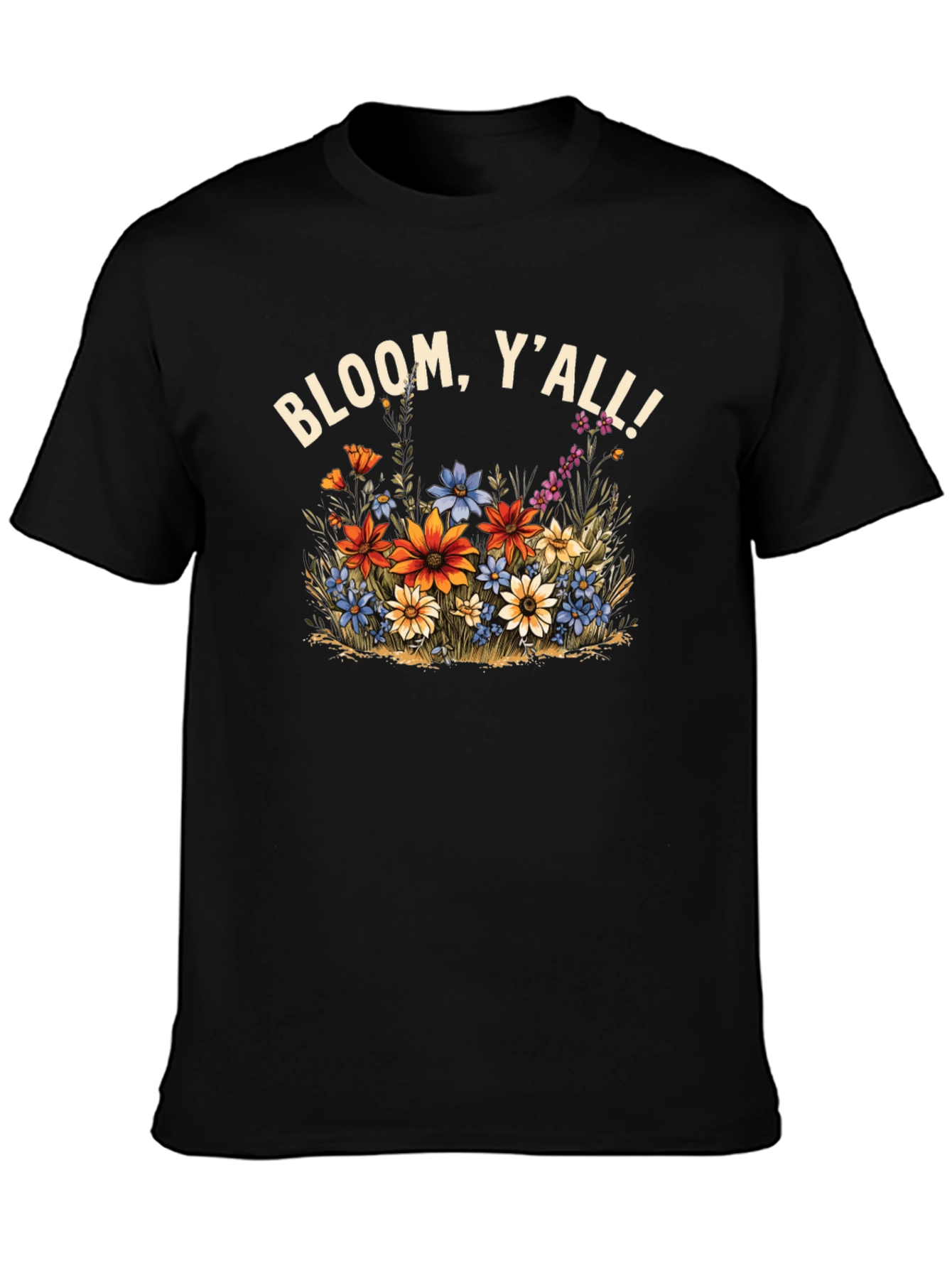 Bloom Yall T-Shirt - Southern Floral Graphic Tee