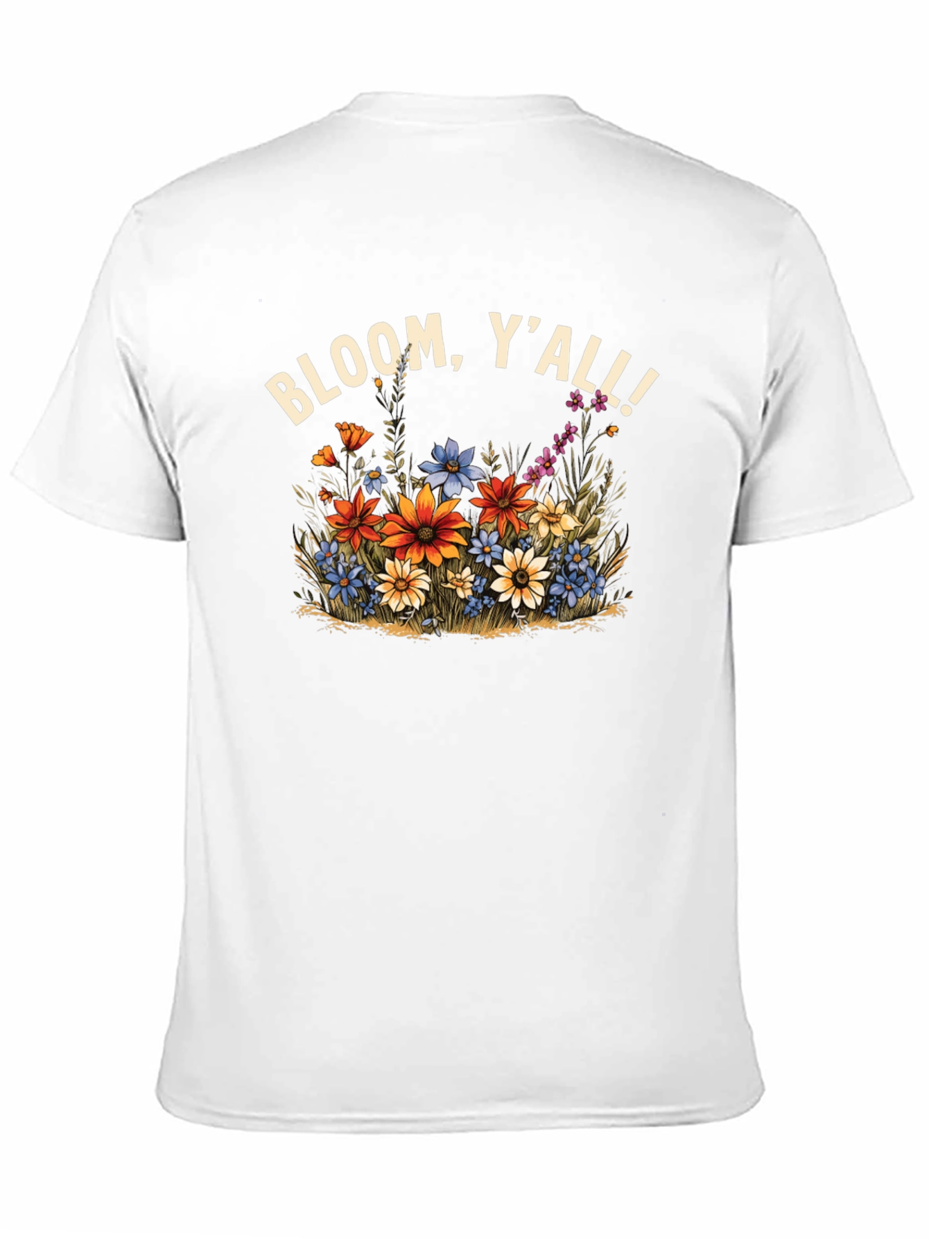 Bloom Yall T-Shirt - Southern Floral Graphic Tee