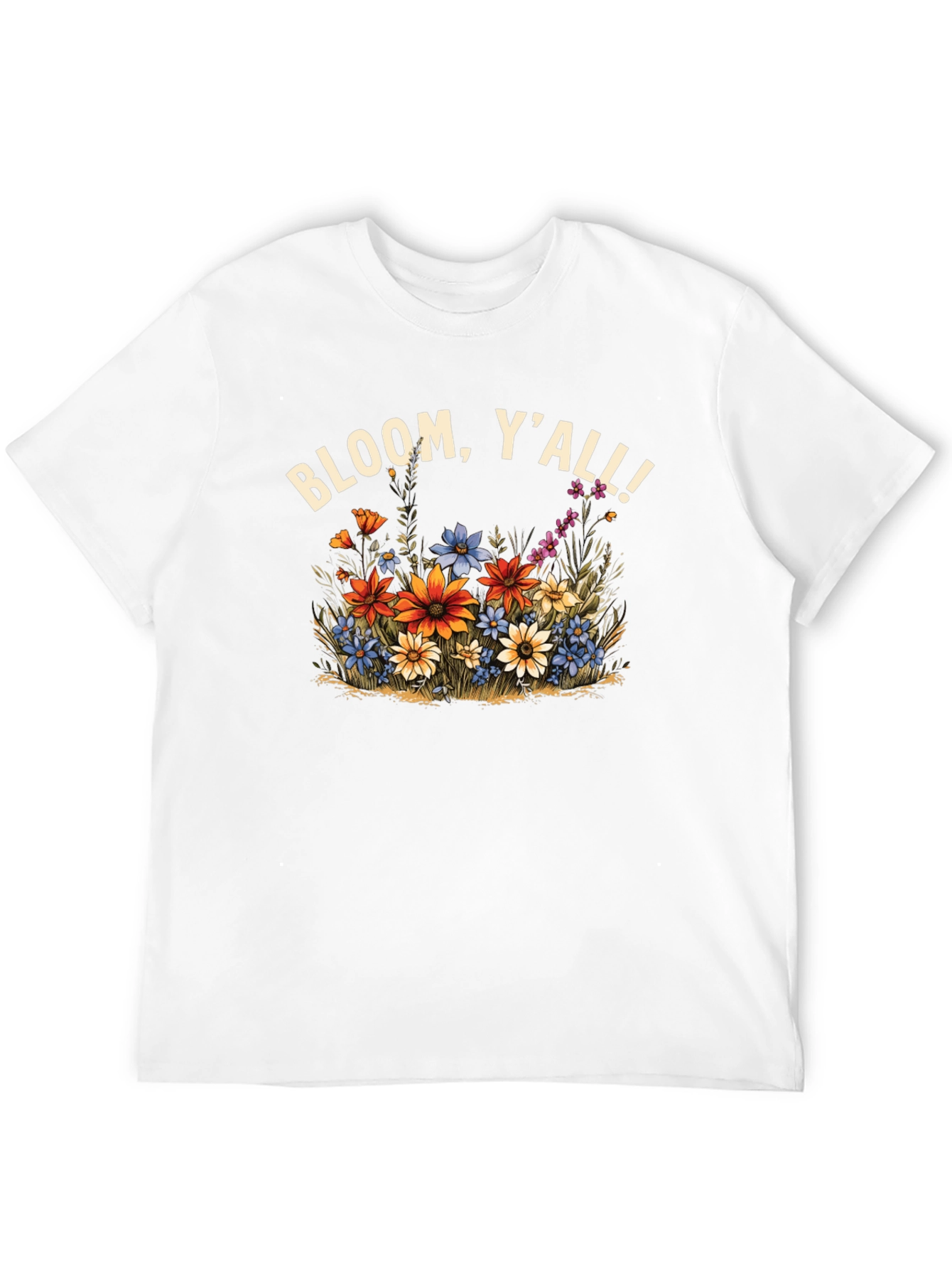 Bloom Yall T-Shirt - Southern Floral Graphic Tee
