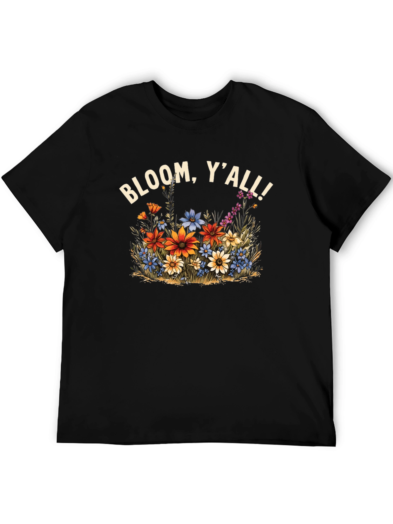 Bloom Yall T-Shirt - Southern Floral Graphic Tee