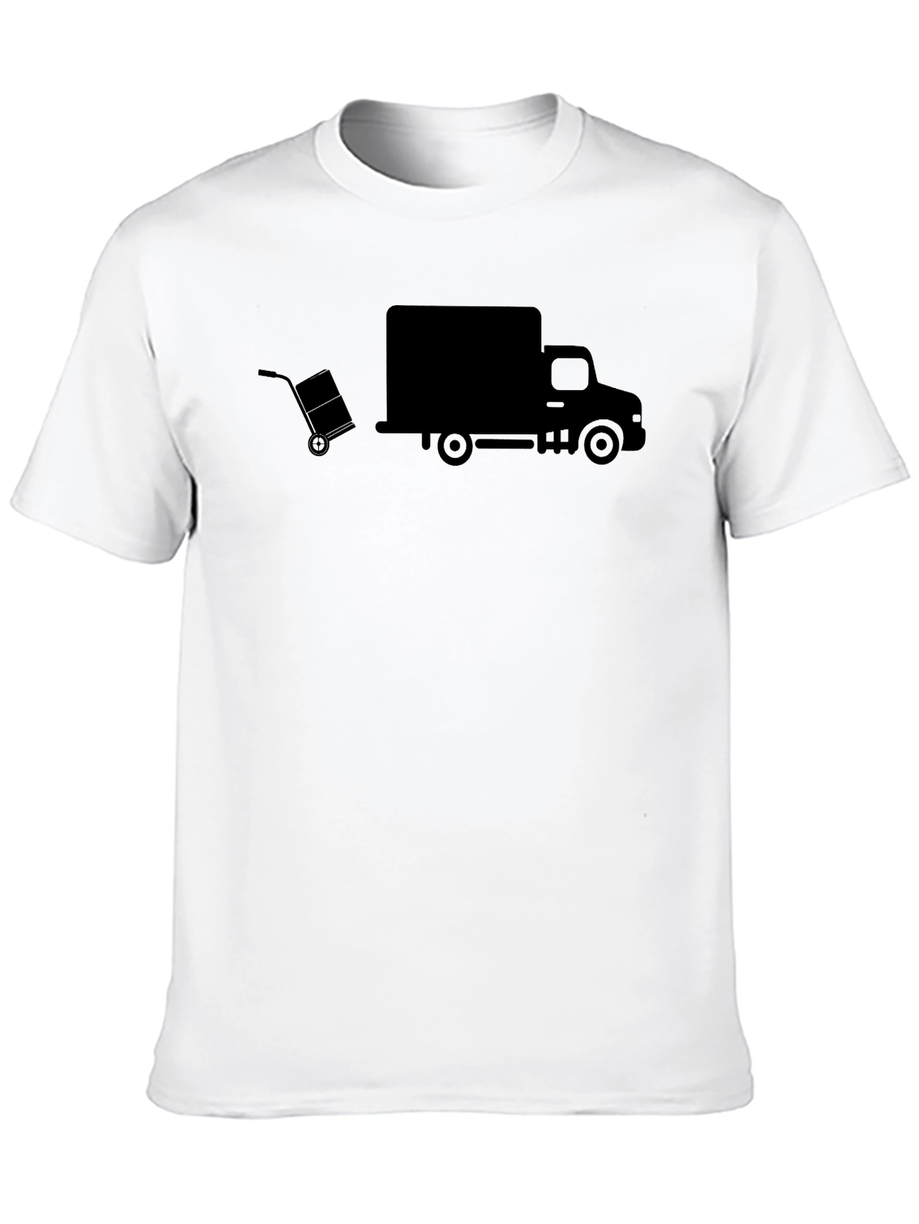 Moving Truck Graphic Tee - Black
