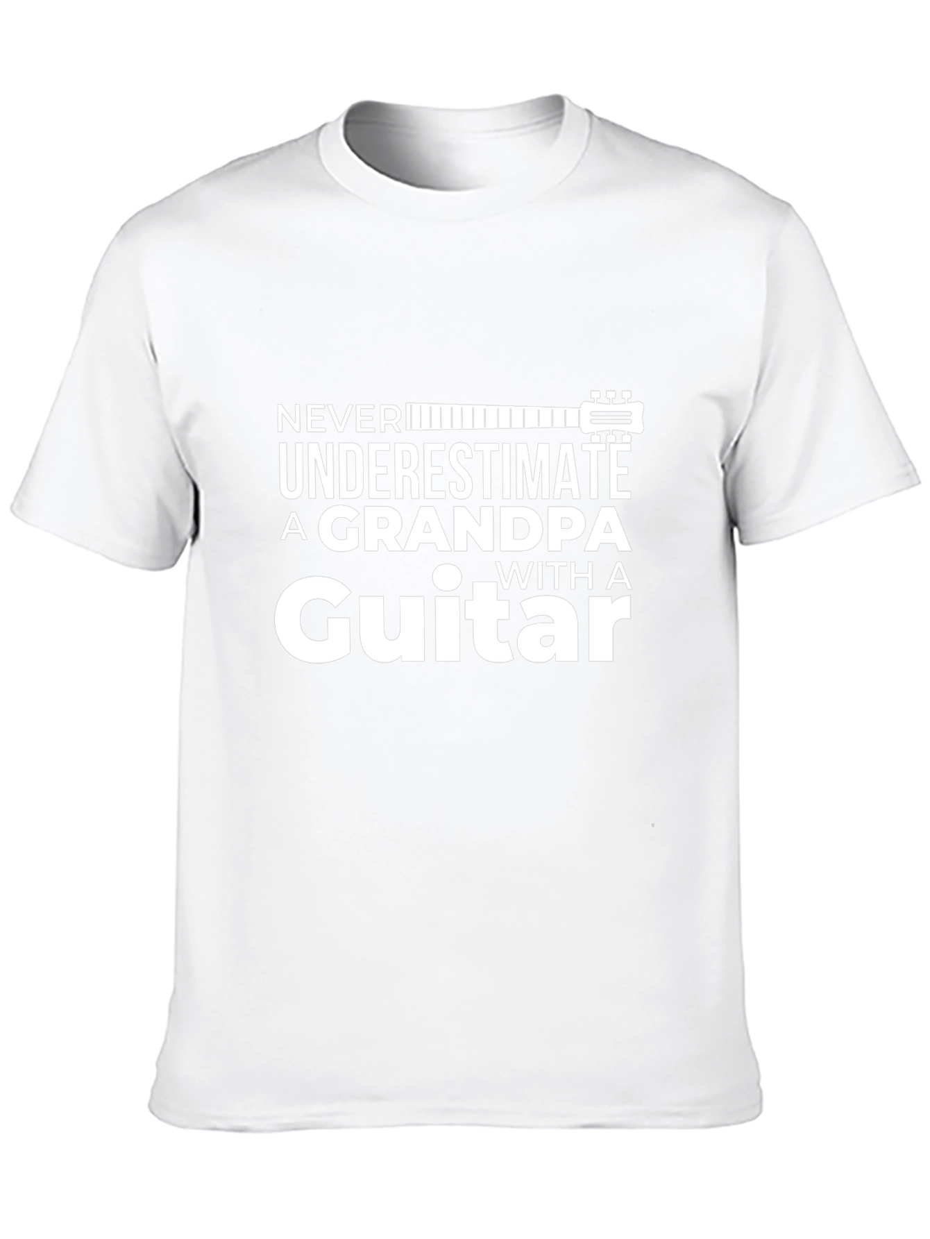 Grandpa Guitar T-Shirt - Never Underestimate