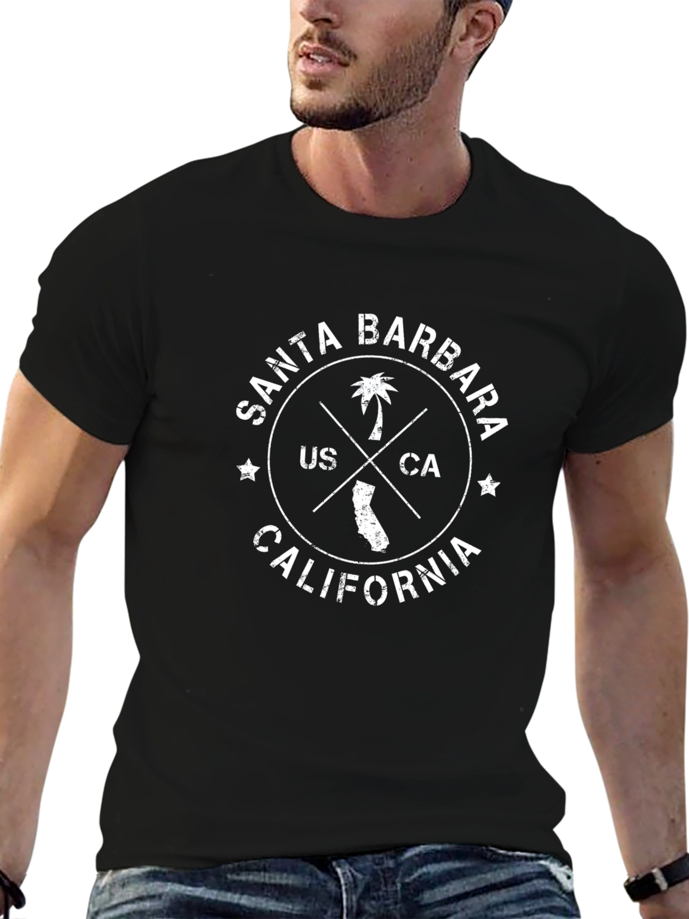 Santa Barbara California Graphic T-Shirt