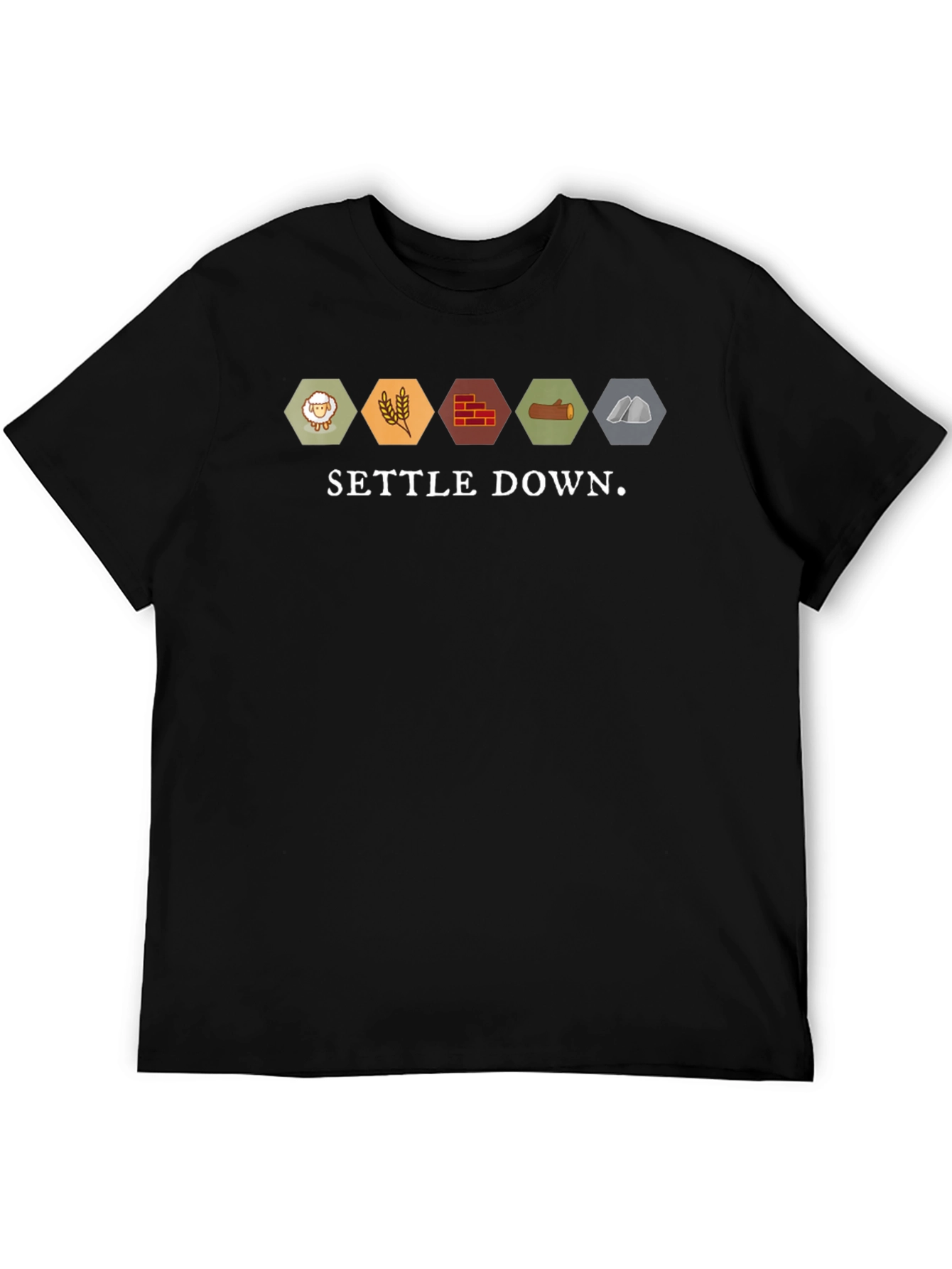 Settle Down Catan Resource T-Shirt
