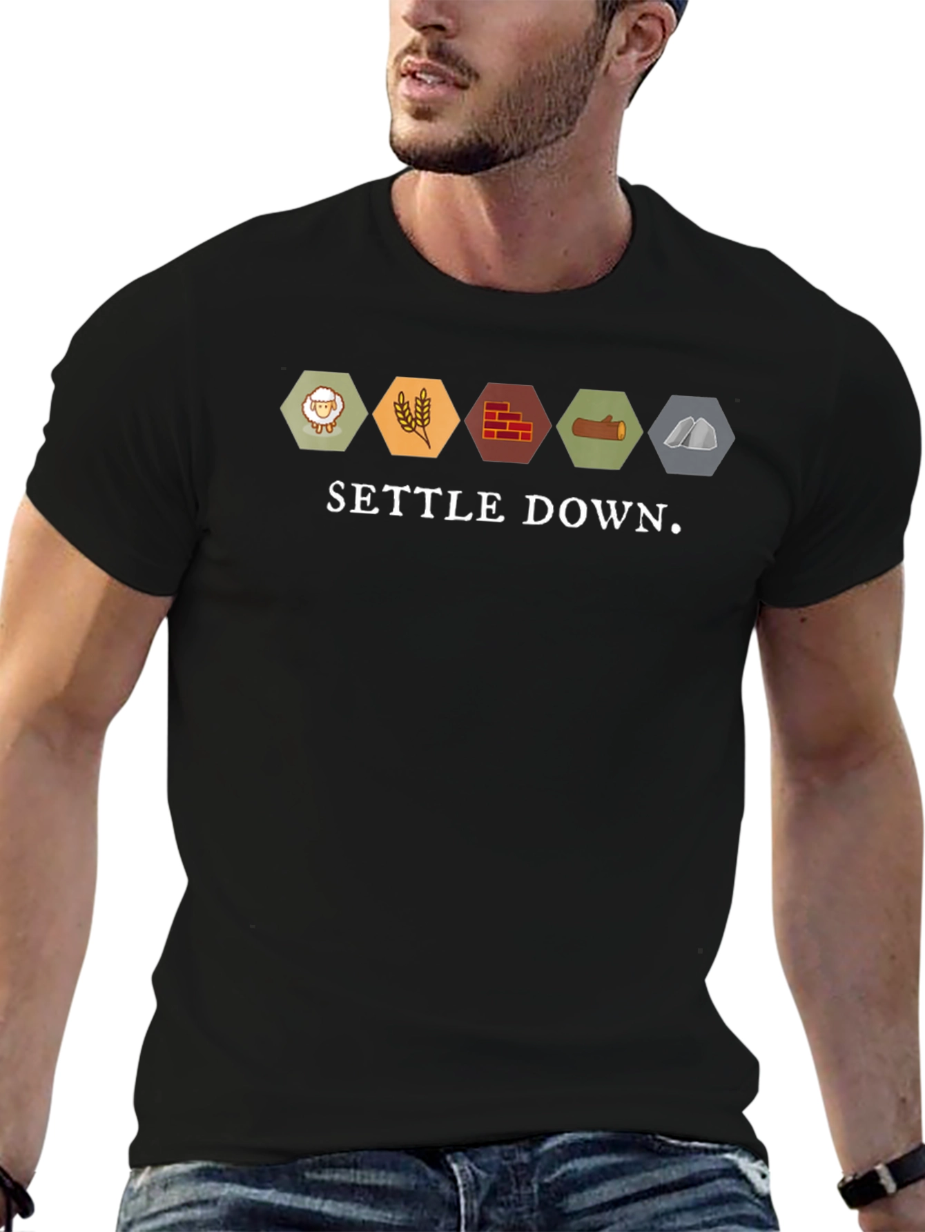 Settle Down Catan Resource T-Shirt