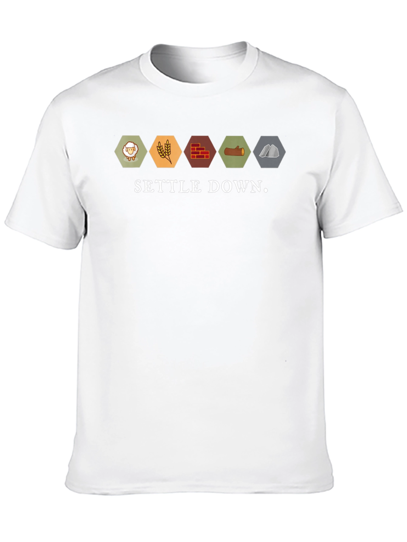 Settle Down Catan Resource T-Shirt