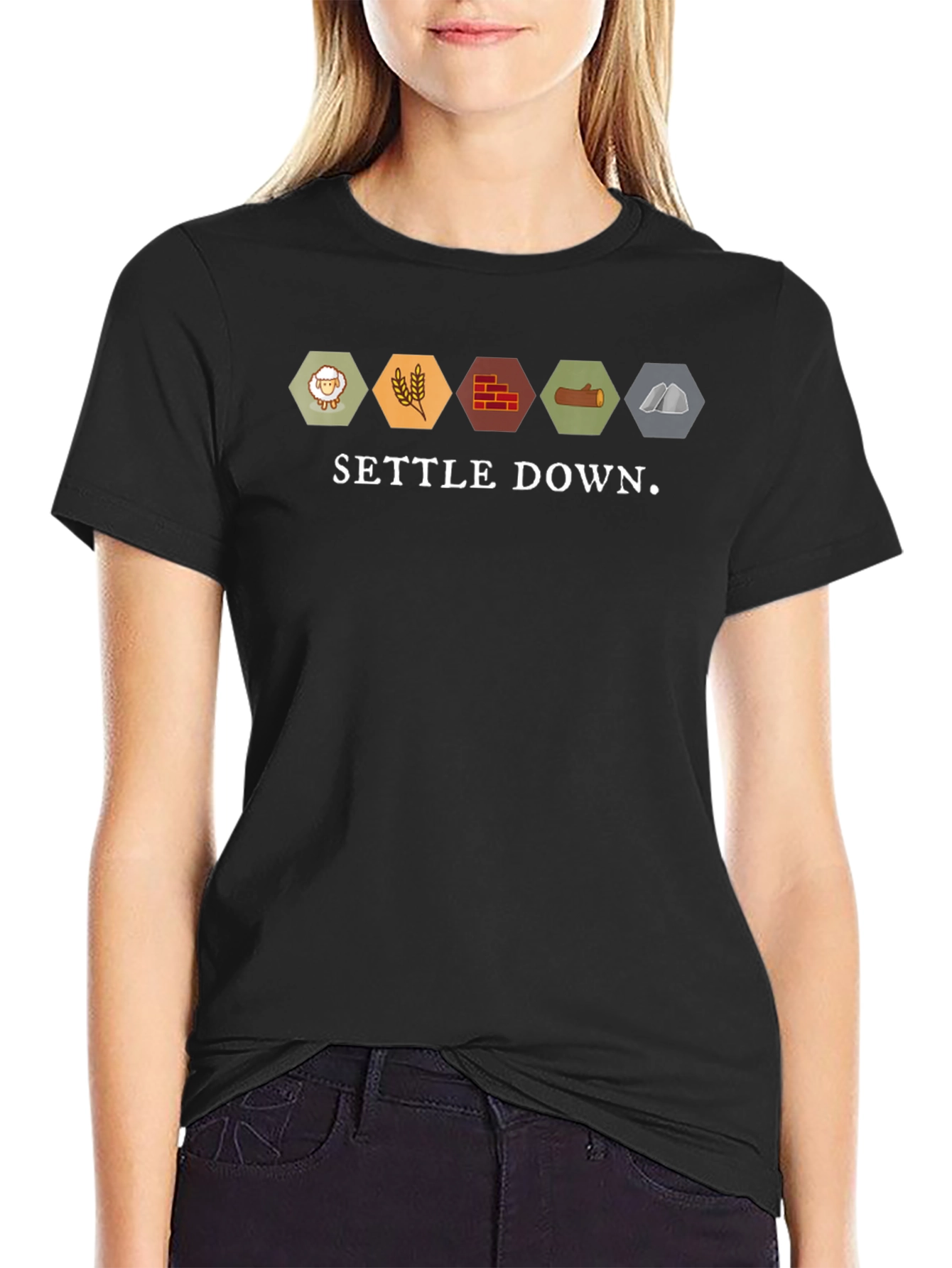 Settle Down Catan Resource T-Shirt