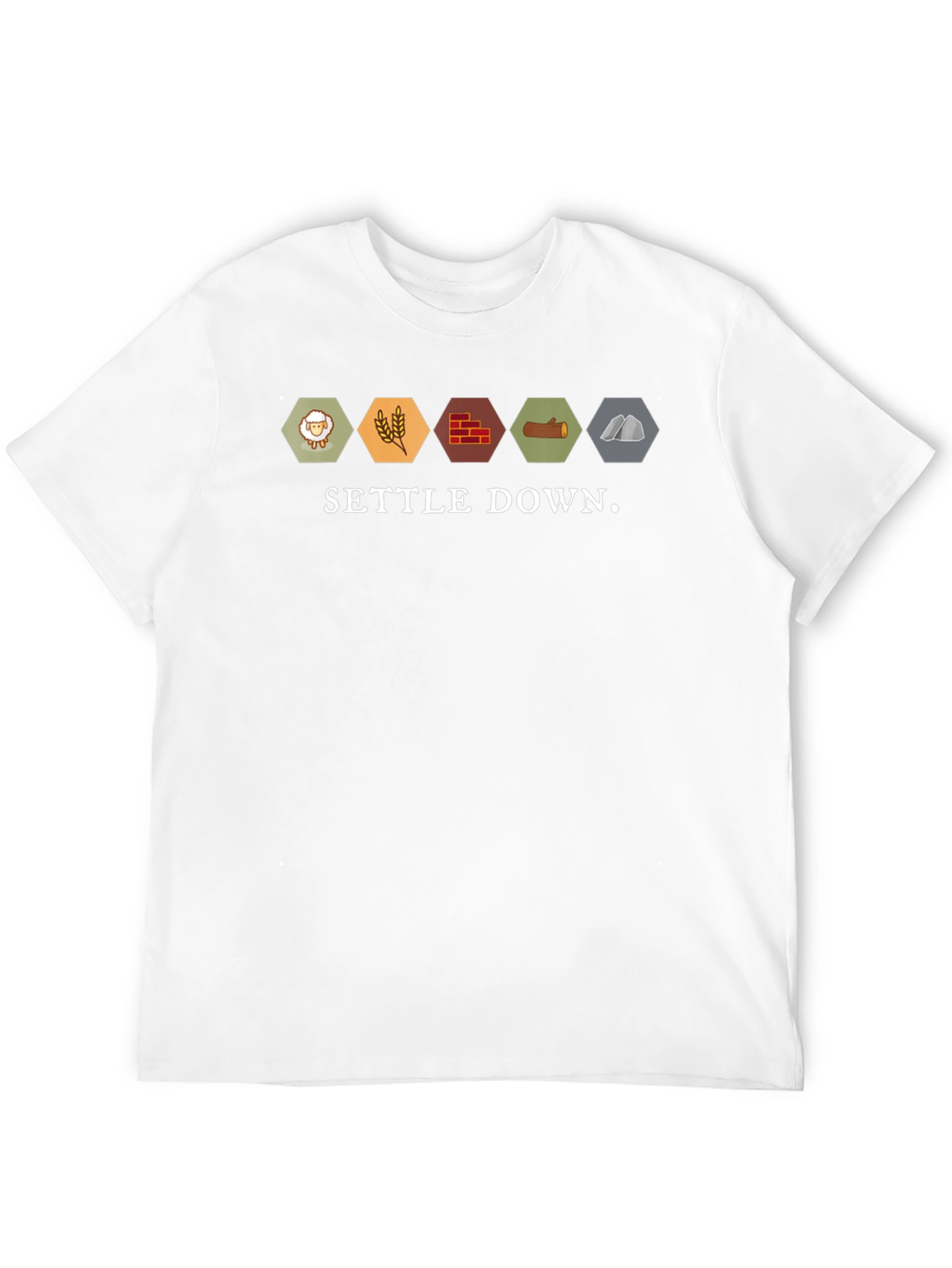 Settle Down Catan Resource T-Shirt