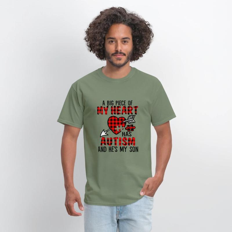 A Big Piece Of My Heart Has Autism He's Is My Son