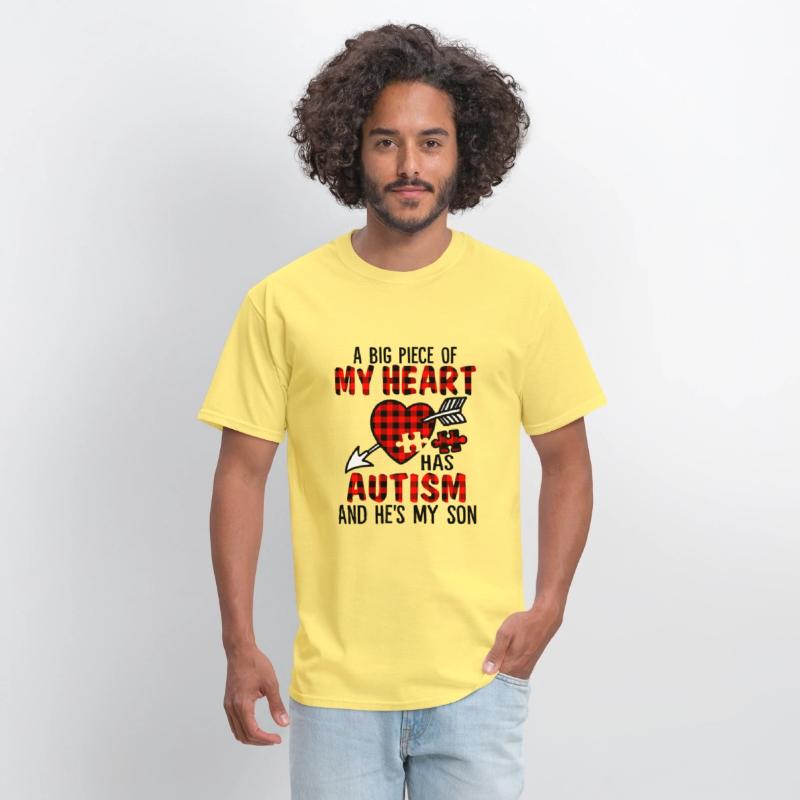 A Big Piece Of My Heart Has Autism He's Is My Son