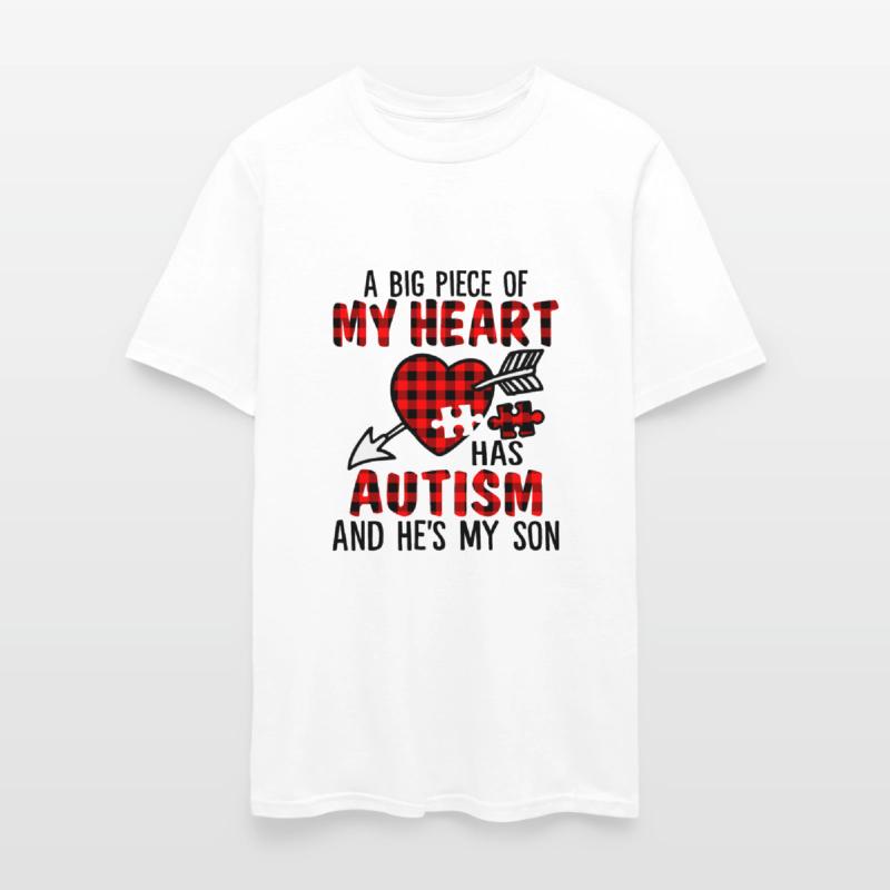 A Big Piece Of My Heart Has Autism He's Is My Son