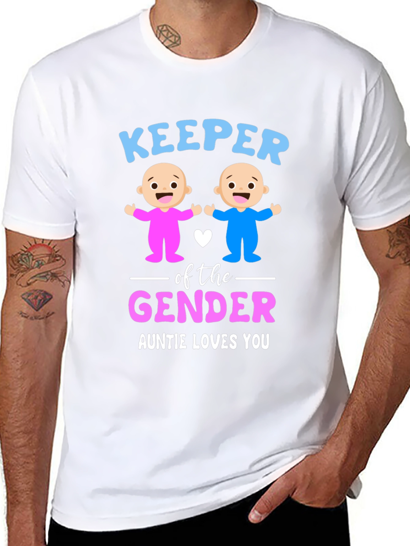 Keeper of the Gender Auntie Loves You T-Shirt
