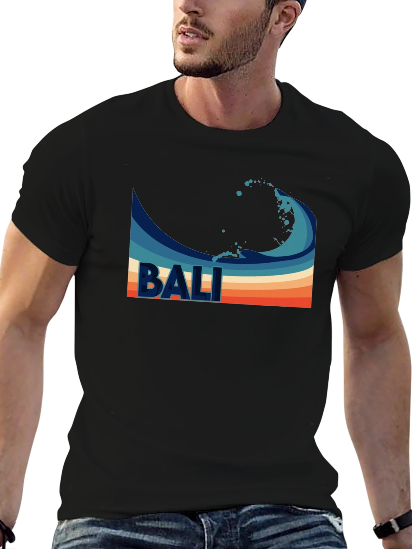 Retro Bali Wave T-Shirt