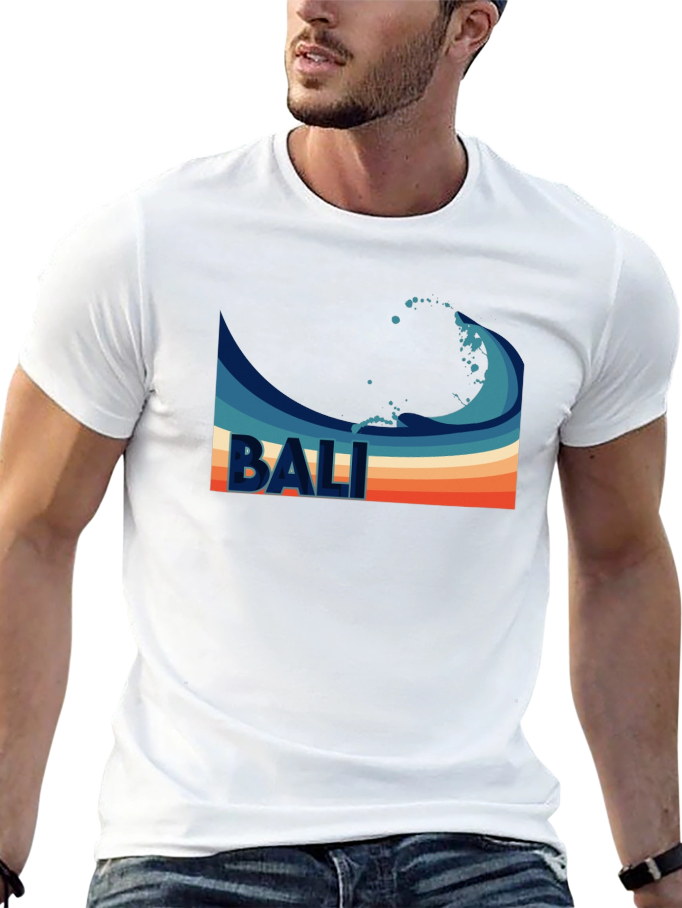 Retro Bali Wave T-Shirt