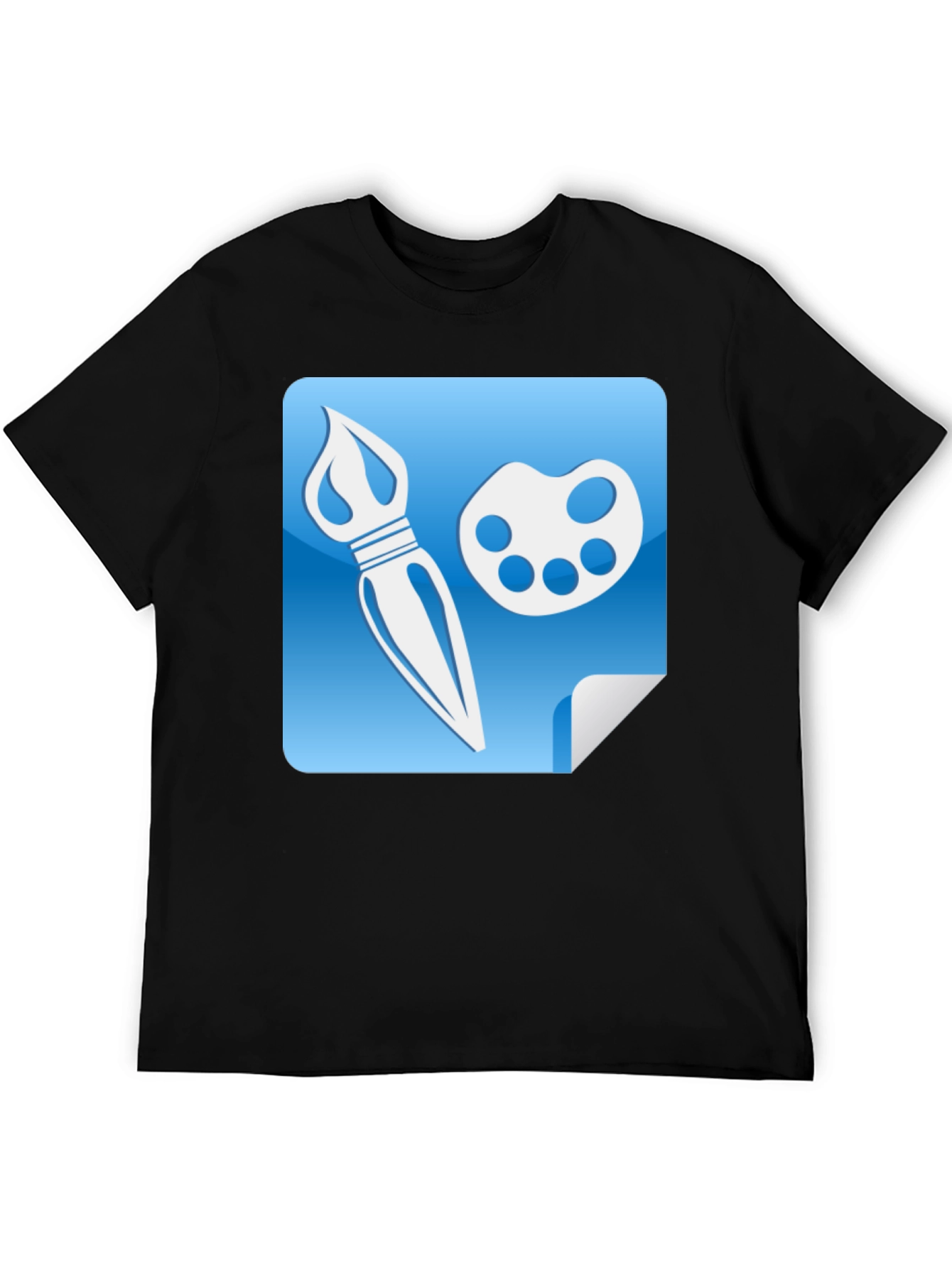 Painters Palette Graphic Tee - Artistic Design