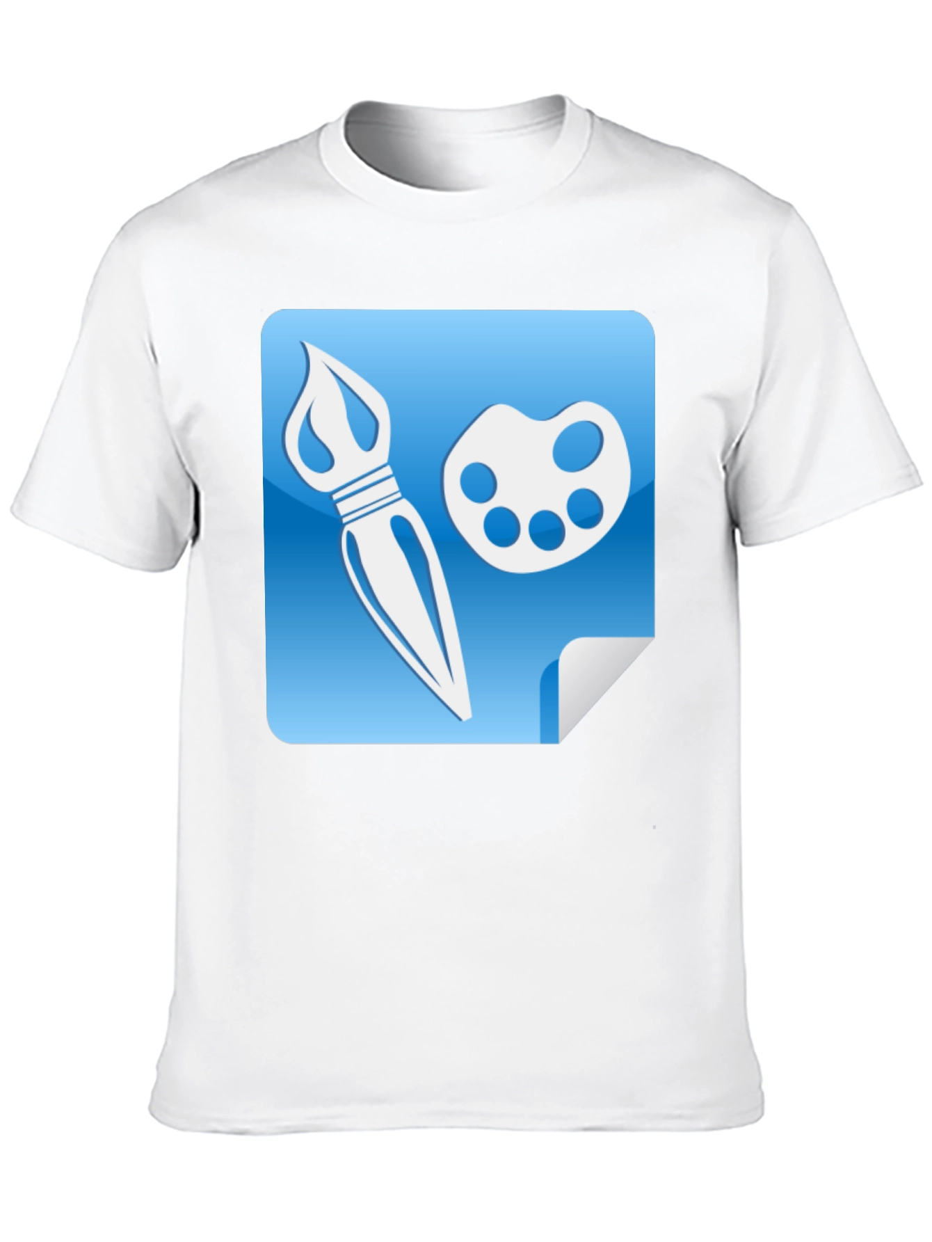 Painters Palette Graphic Tee - Artistic Design