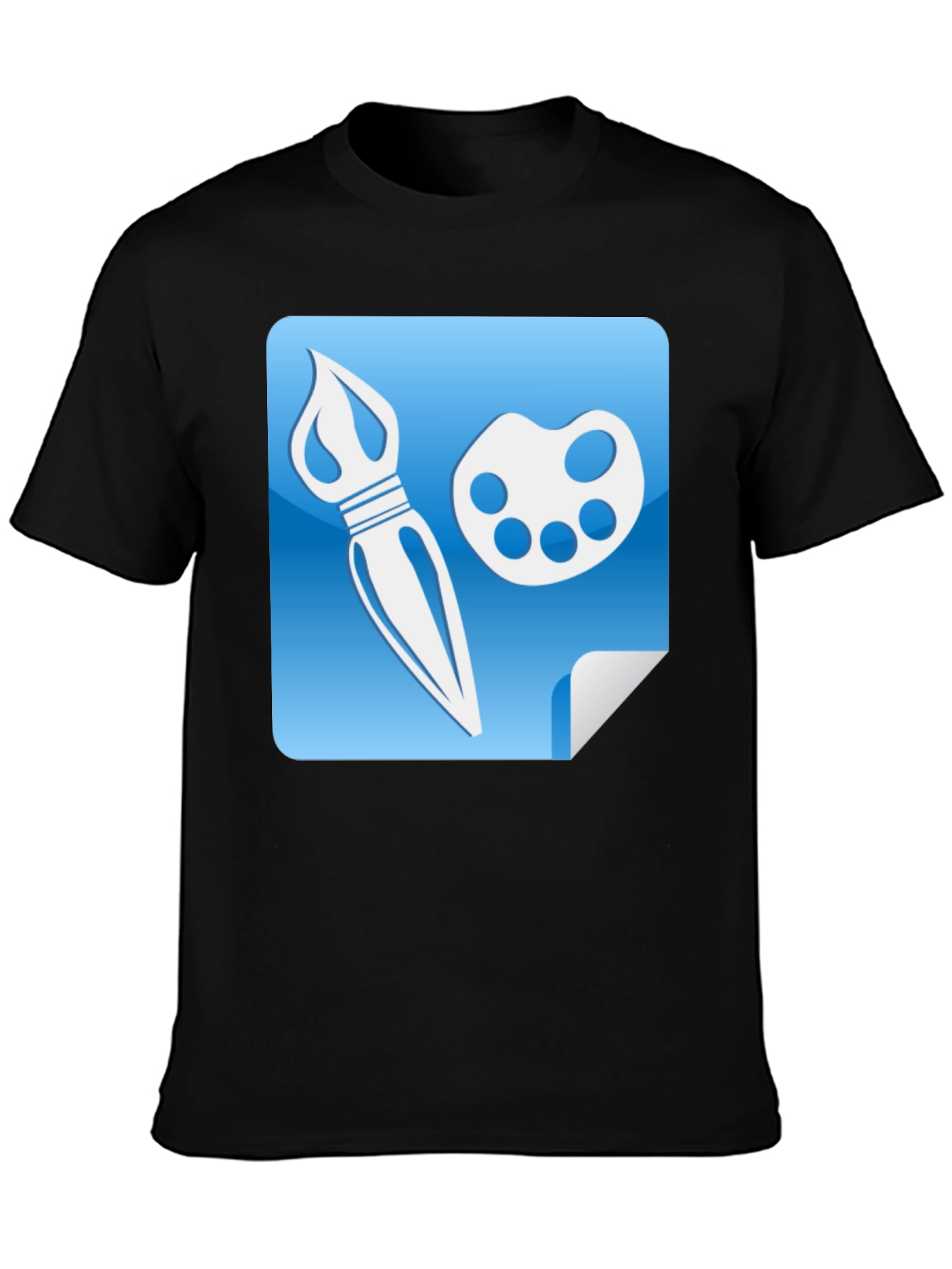 Painters Palette Graphic Tee - Artistic Design