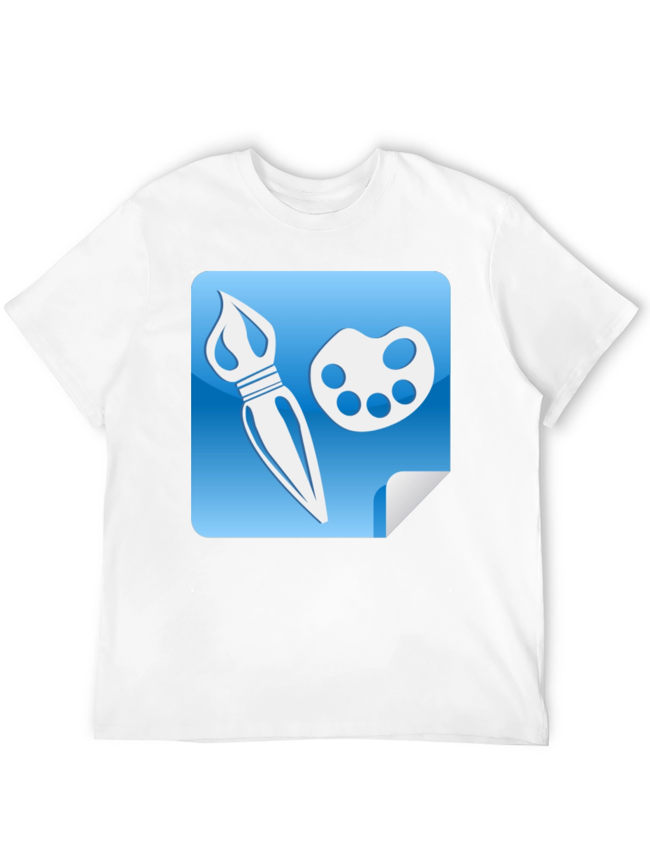 Painters Palette Graphic Tee - Artistic Design