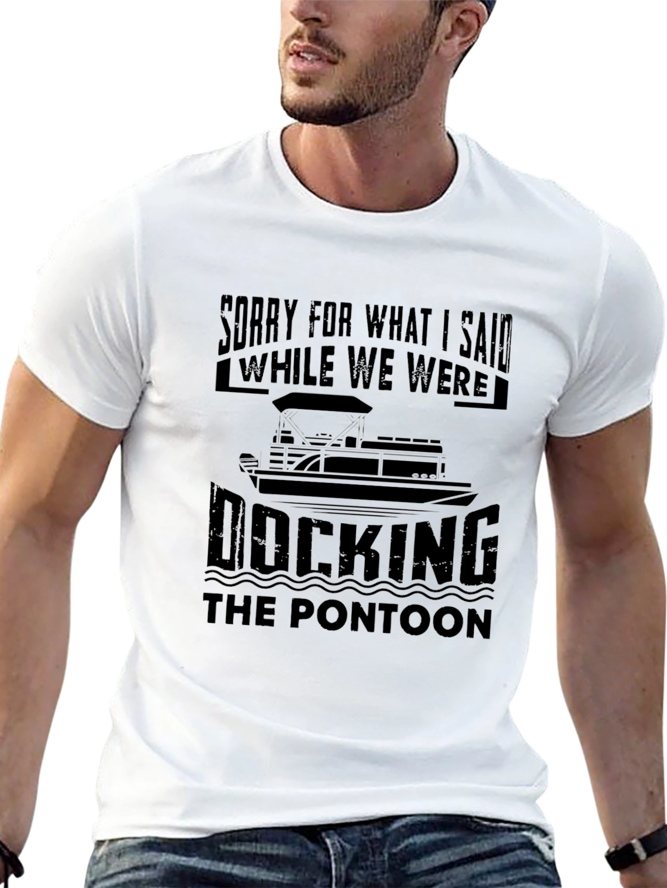Funny Pontoon Boat T-Shirt - Docking Humor Tee