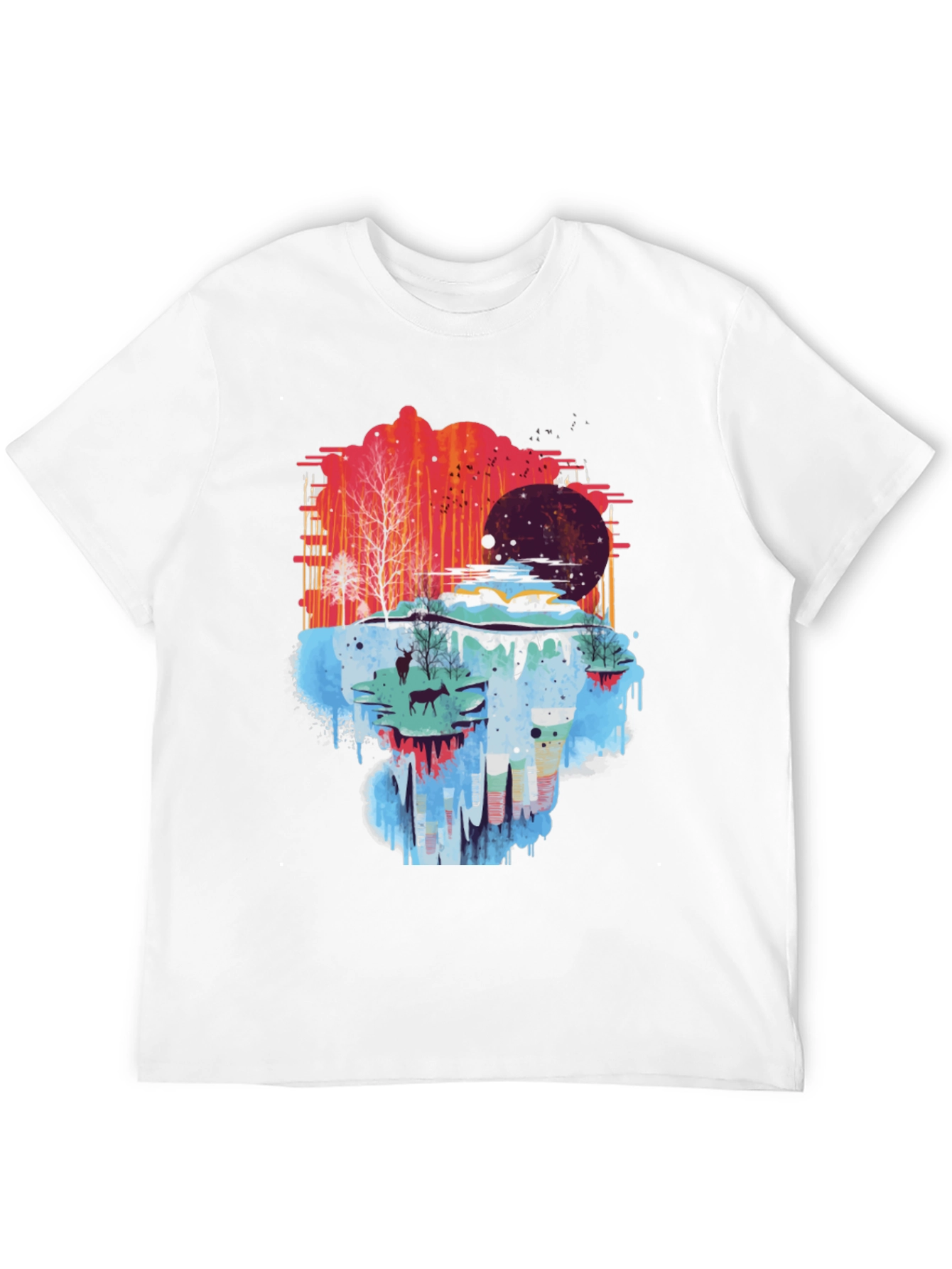 Nature Scene Mens Graphic Tee