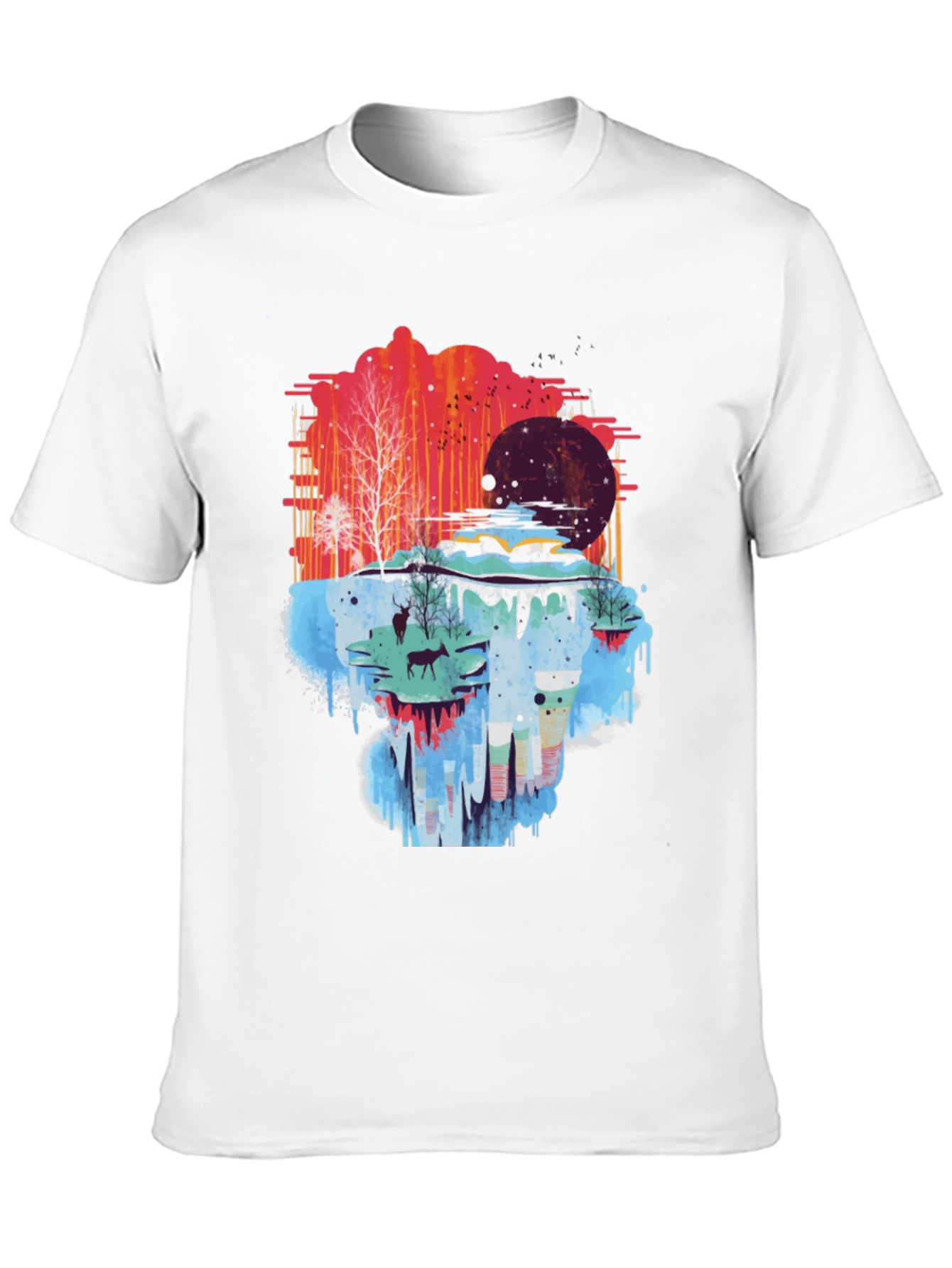 Nature Scene Mens Graphic Tee