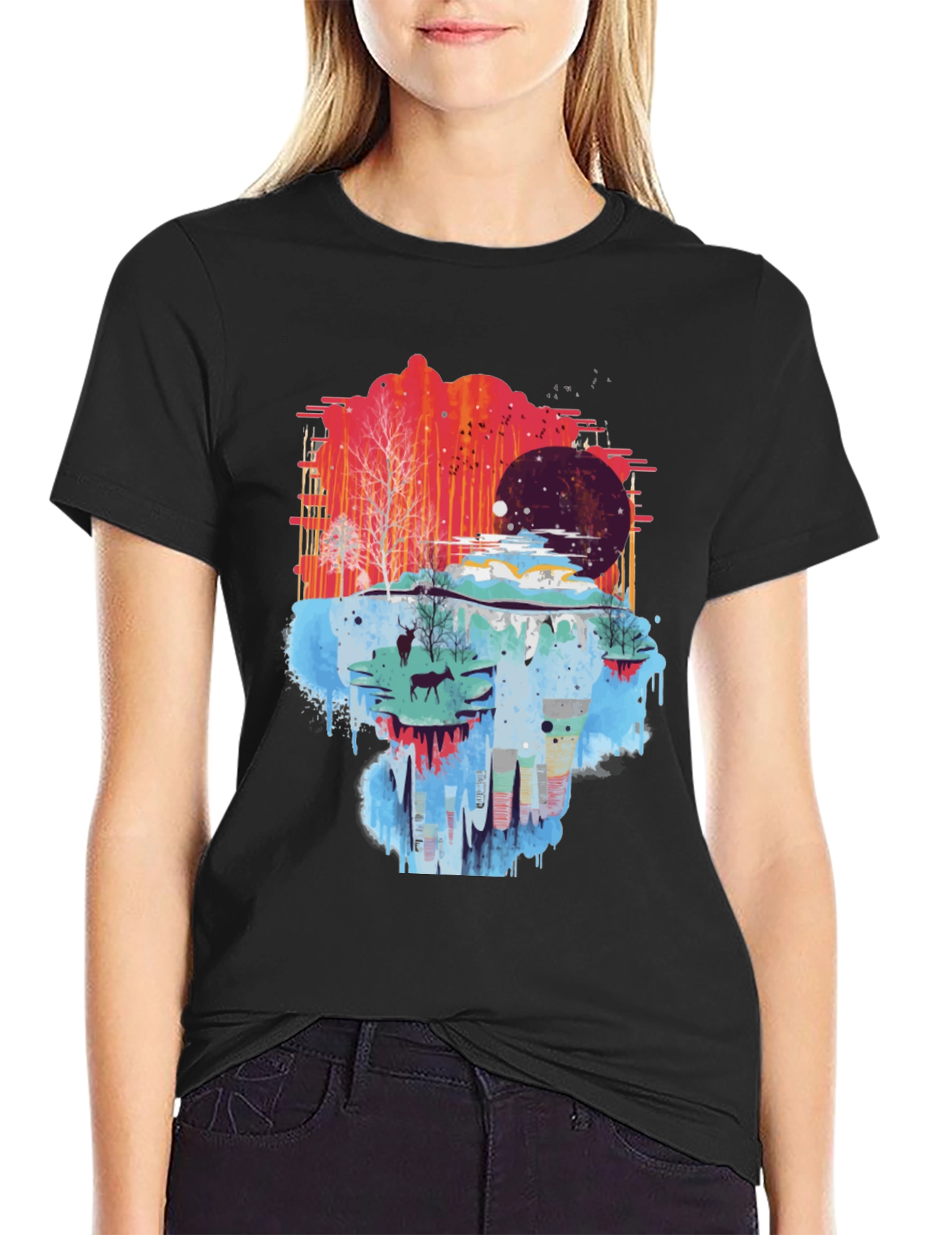 Nature Scene Mens Graphic Tee