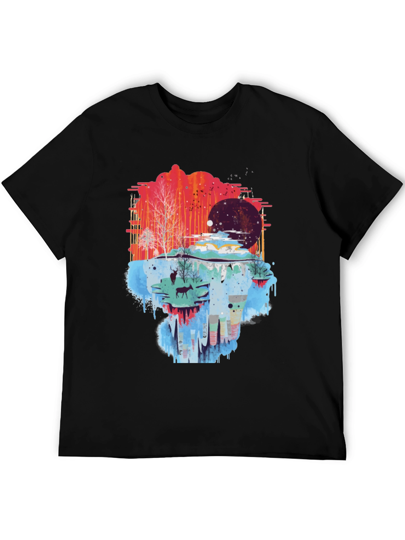 Nature Scene Mens Graphic Tee