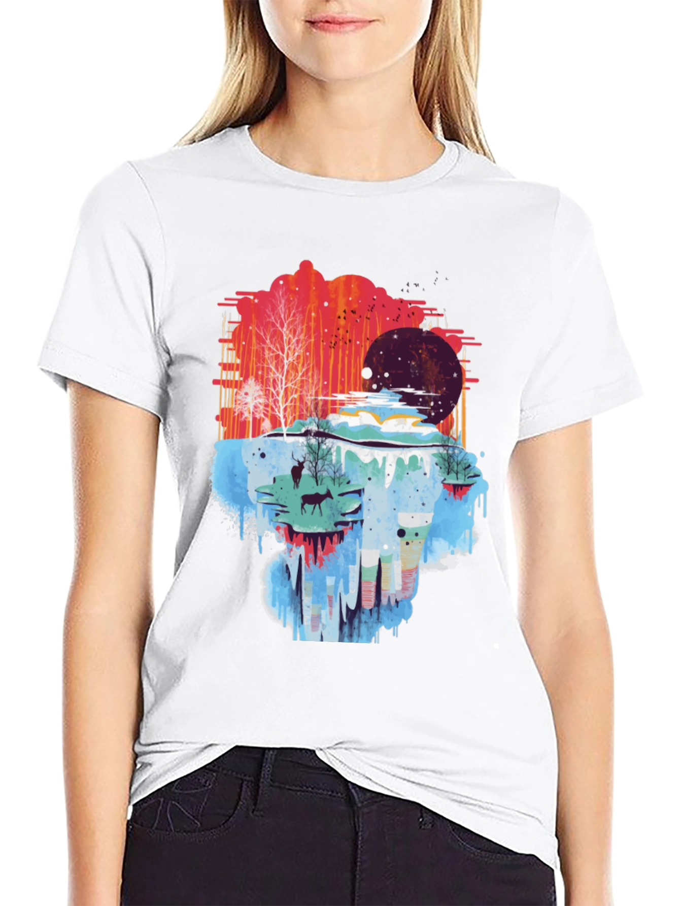 Nature Scene Mens Graphic Tee